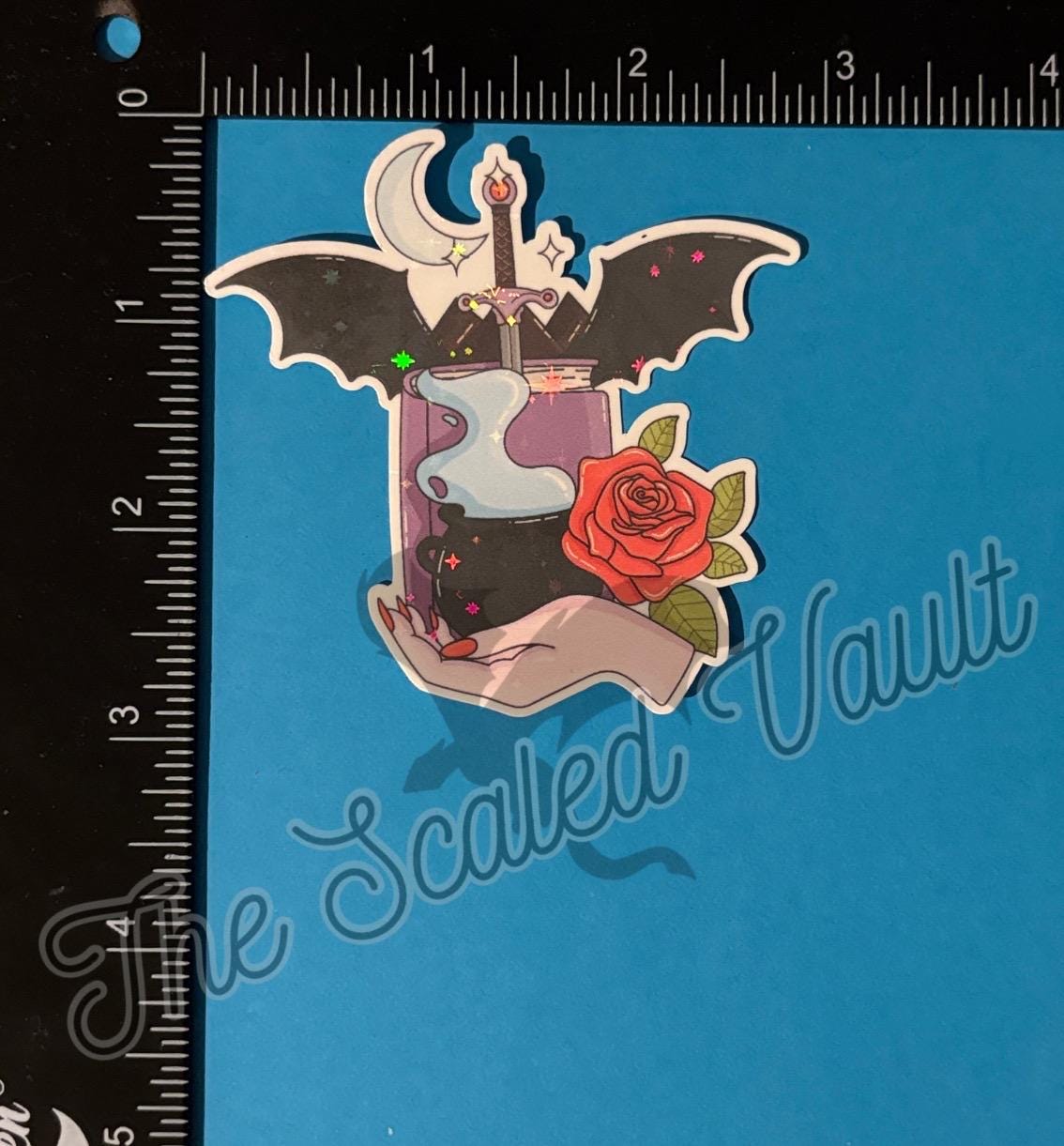 Holographic Laminated Stickers- (ACOTAR) see description