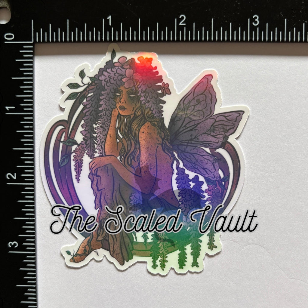 Fairy laminated sticker, multiple options