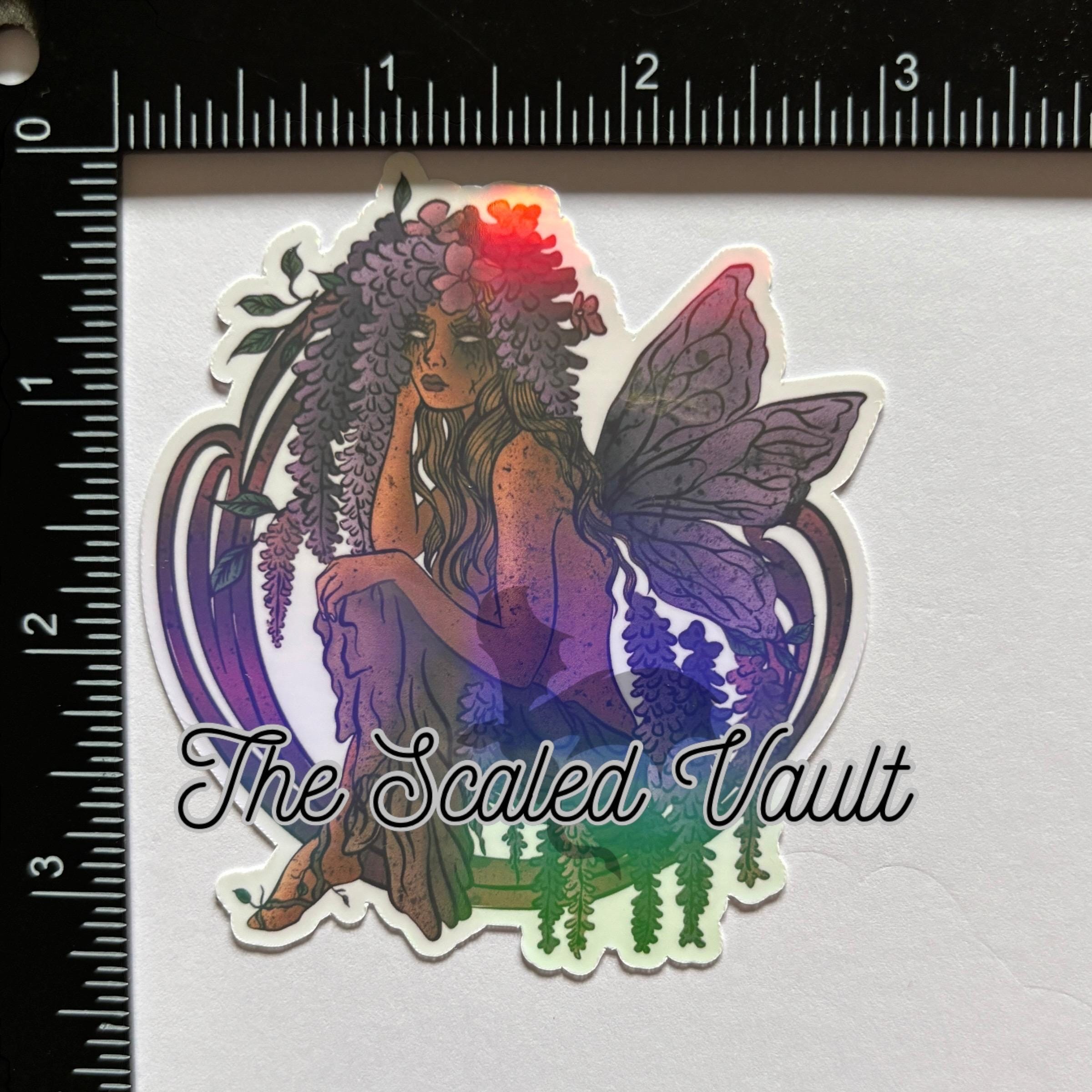 Fairy laminated sticker, multiple options