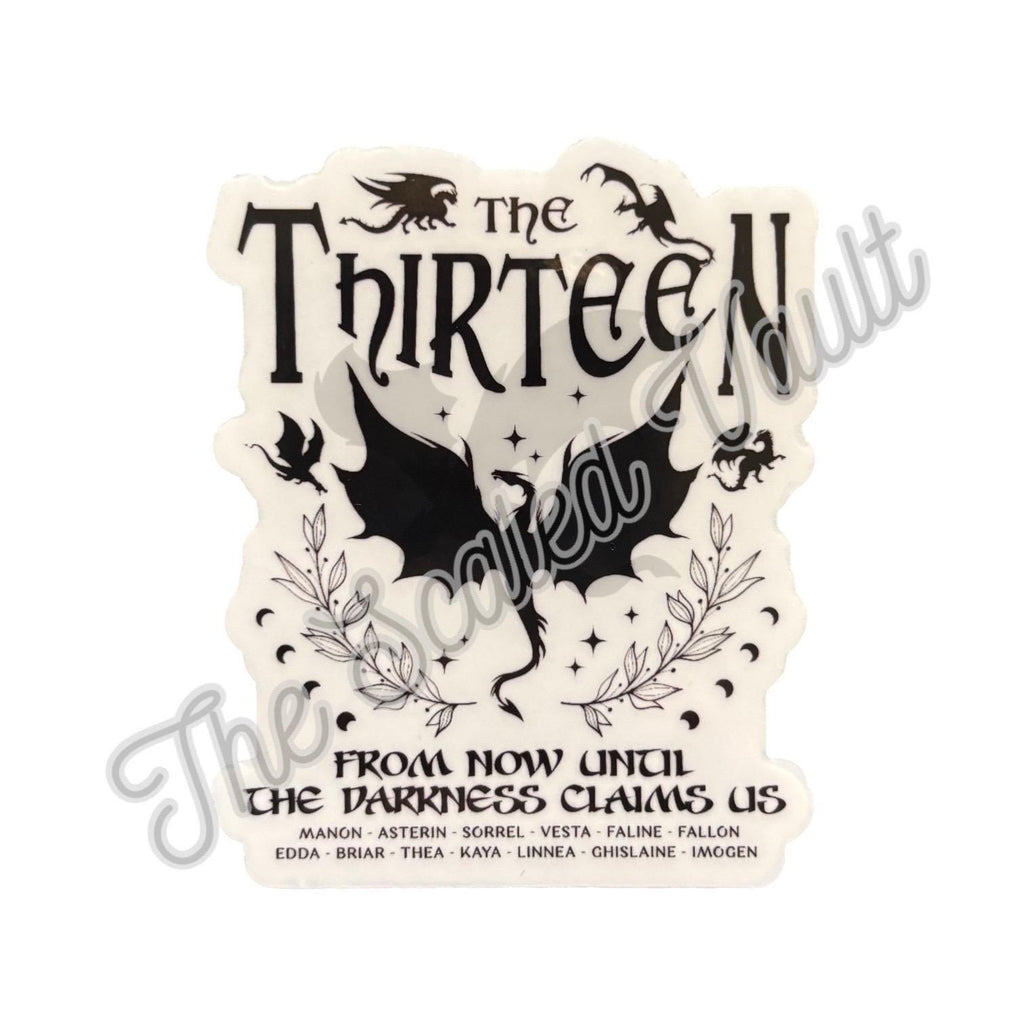 The Thirteen Transparent Large Sticker