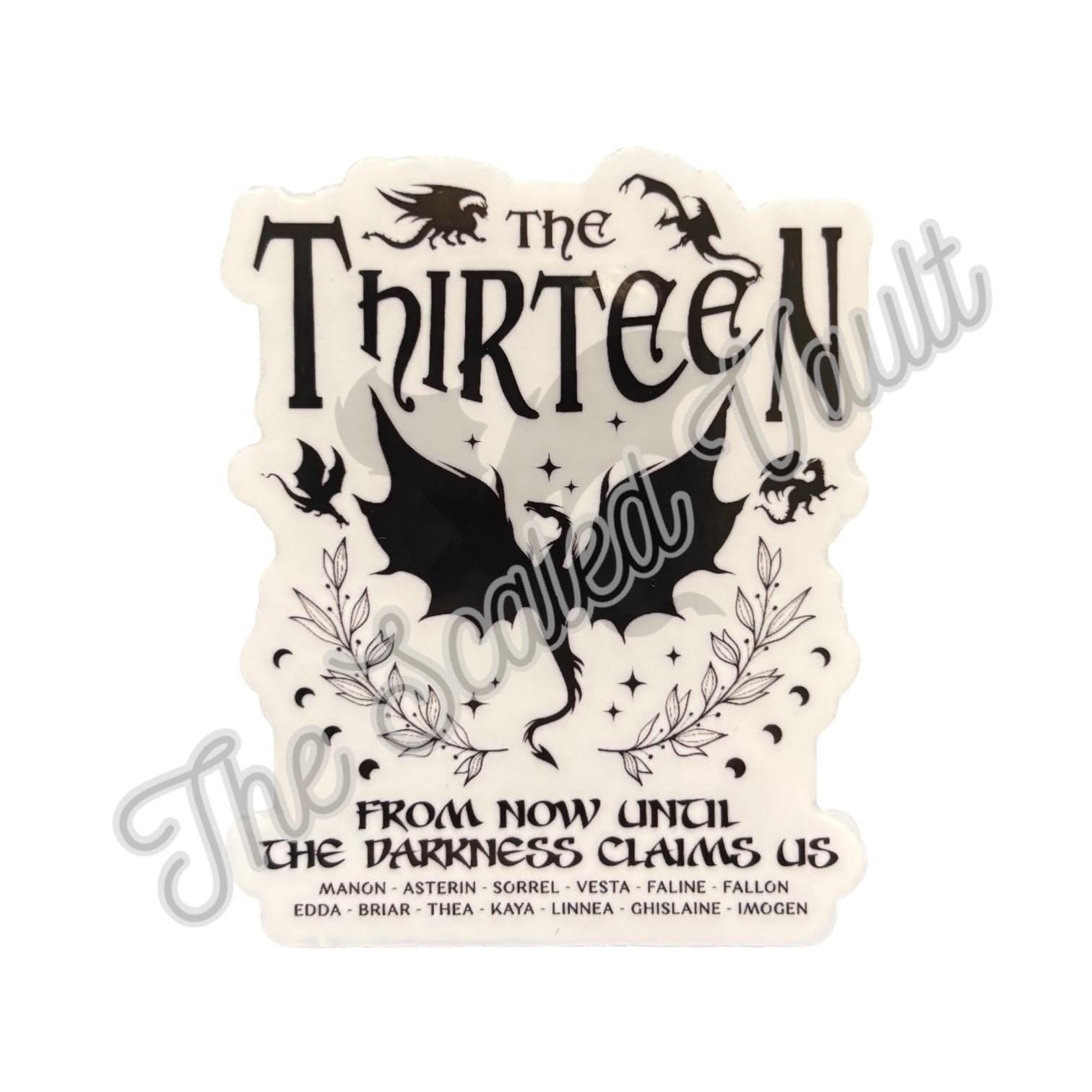 The Thirteen Transparent Large Sticker