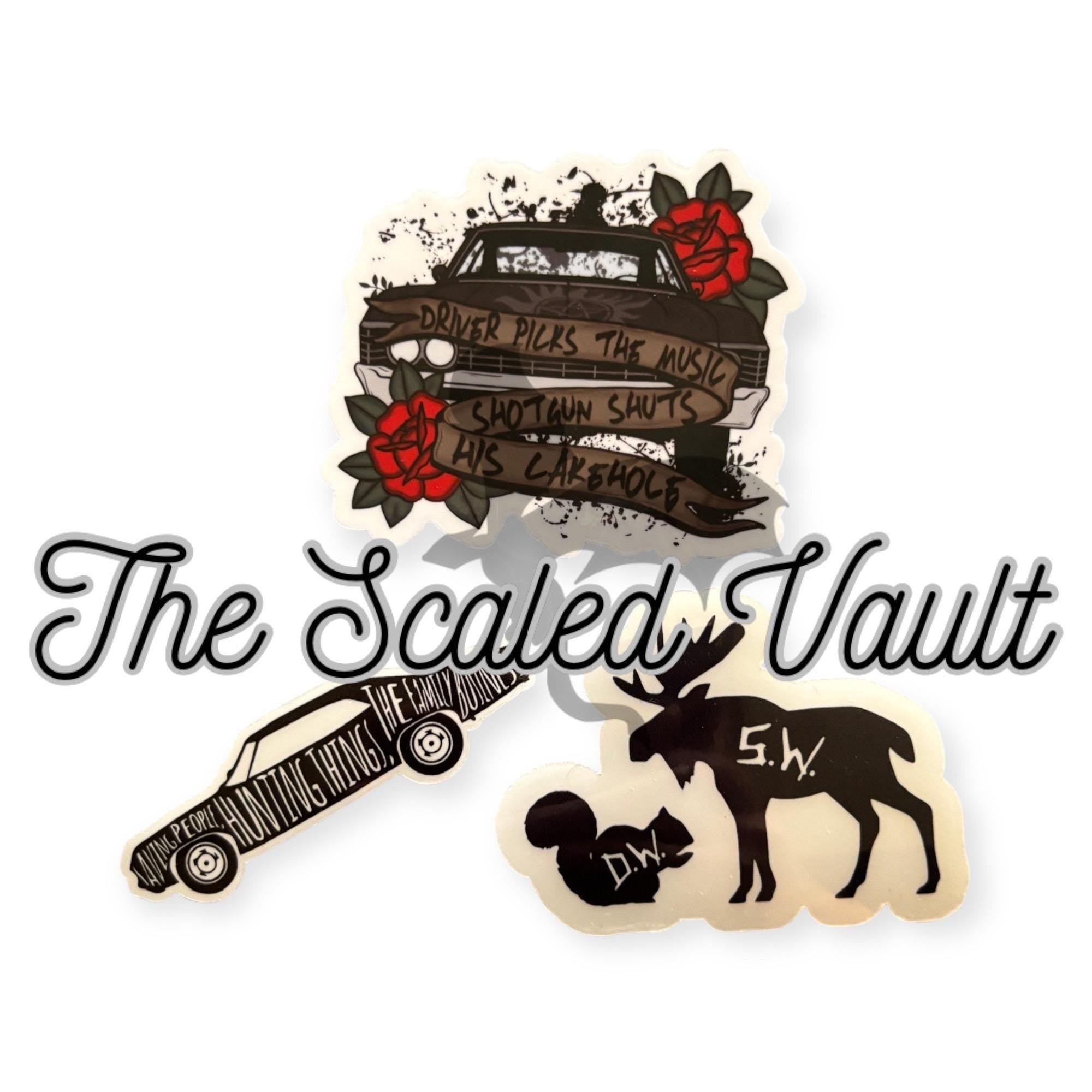Supernatural Sticker bundle laminated transparent