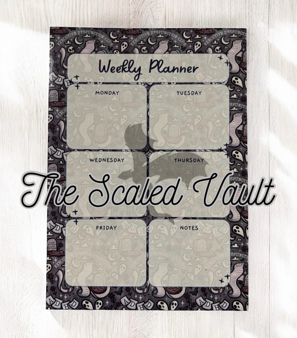 WEEKLY Magnetic Mini Planner 5x7 ADHD