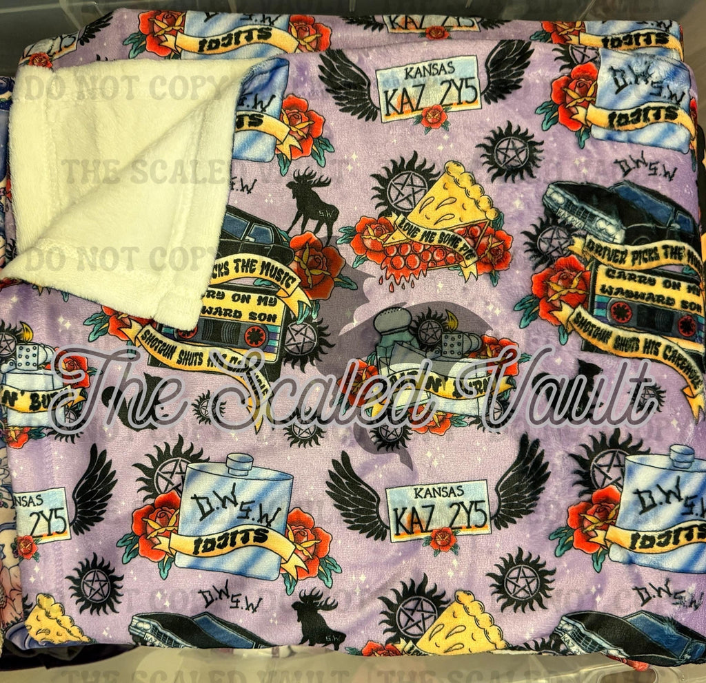 Driver Picks Music Minky Blanket