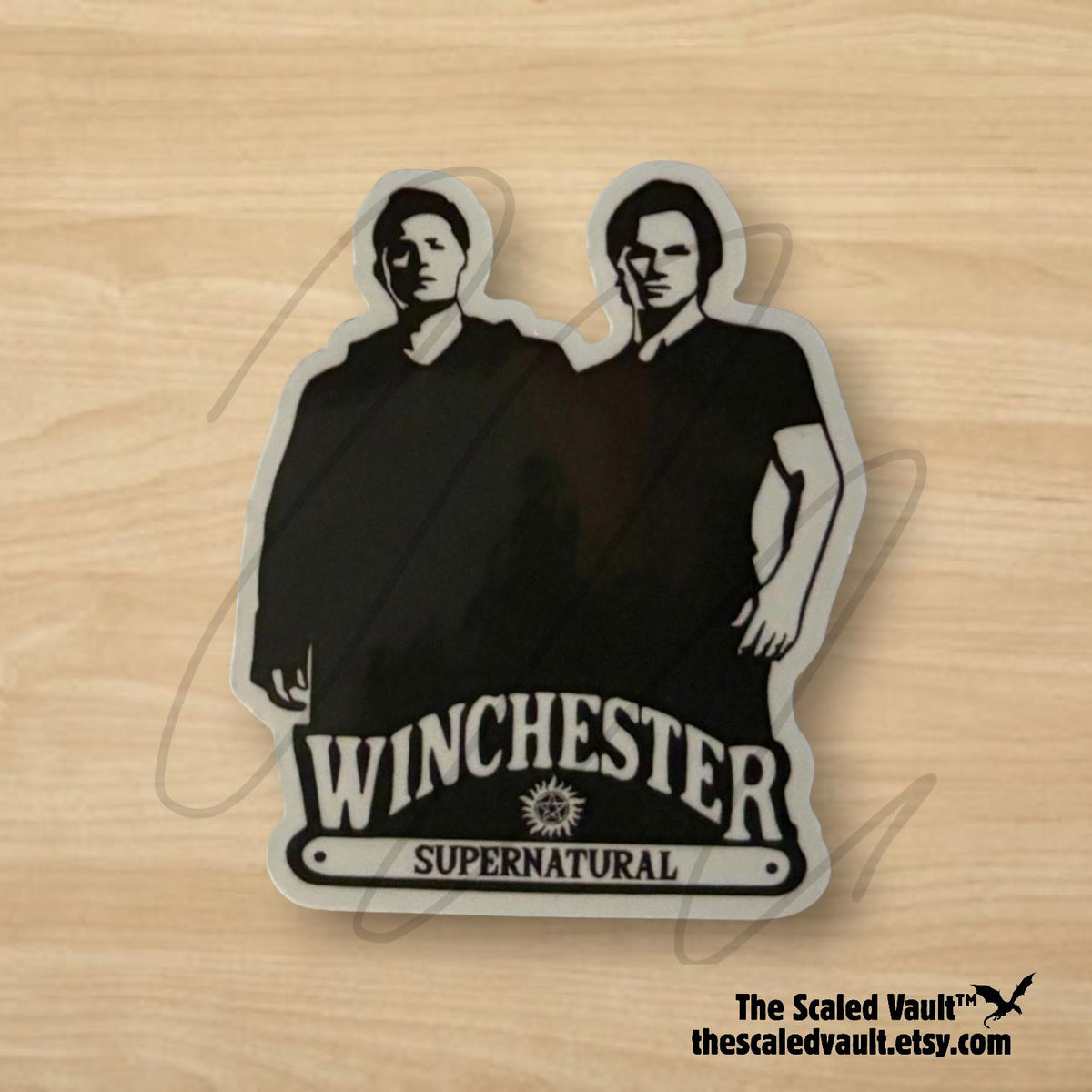 Supernatural Sticker, laminated transparent (multiple options)