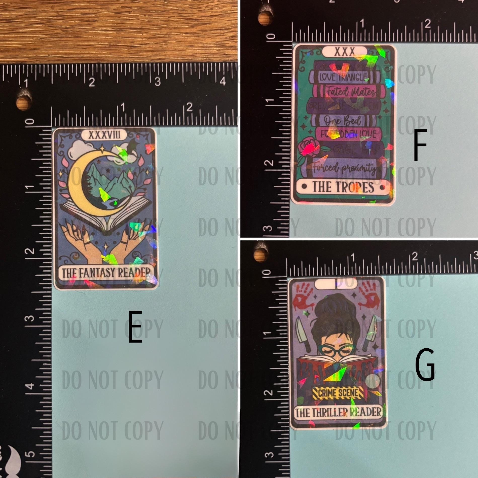 Tarot Card- Holographic Laminated 1 sticker