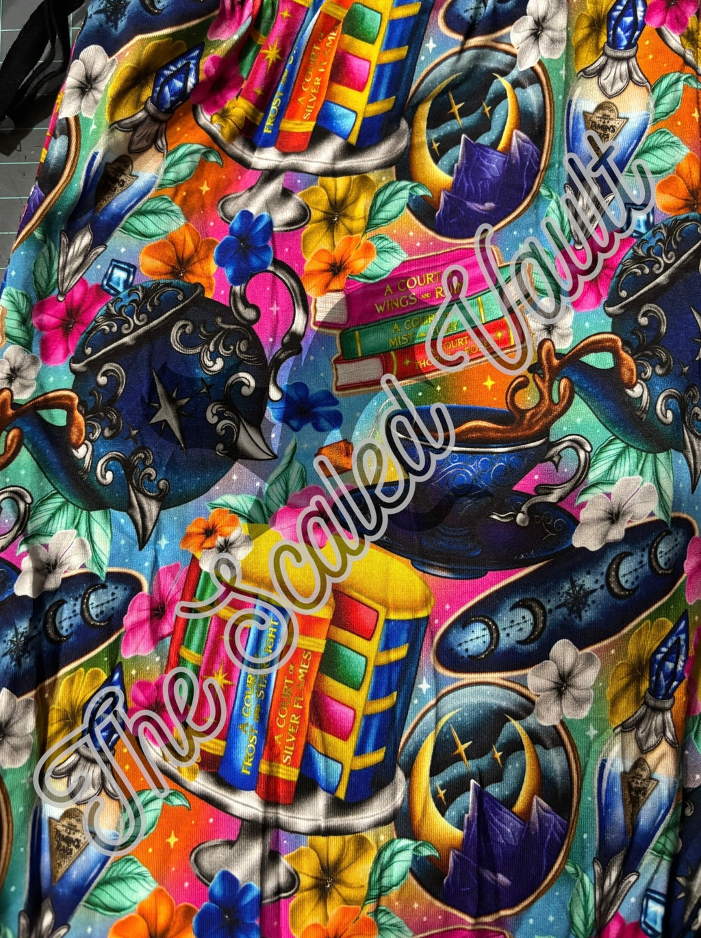 Adult Bamboo Joggers: Thorns Roses