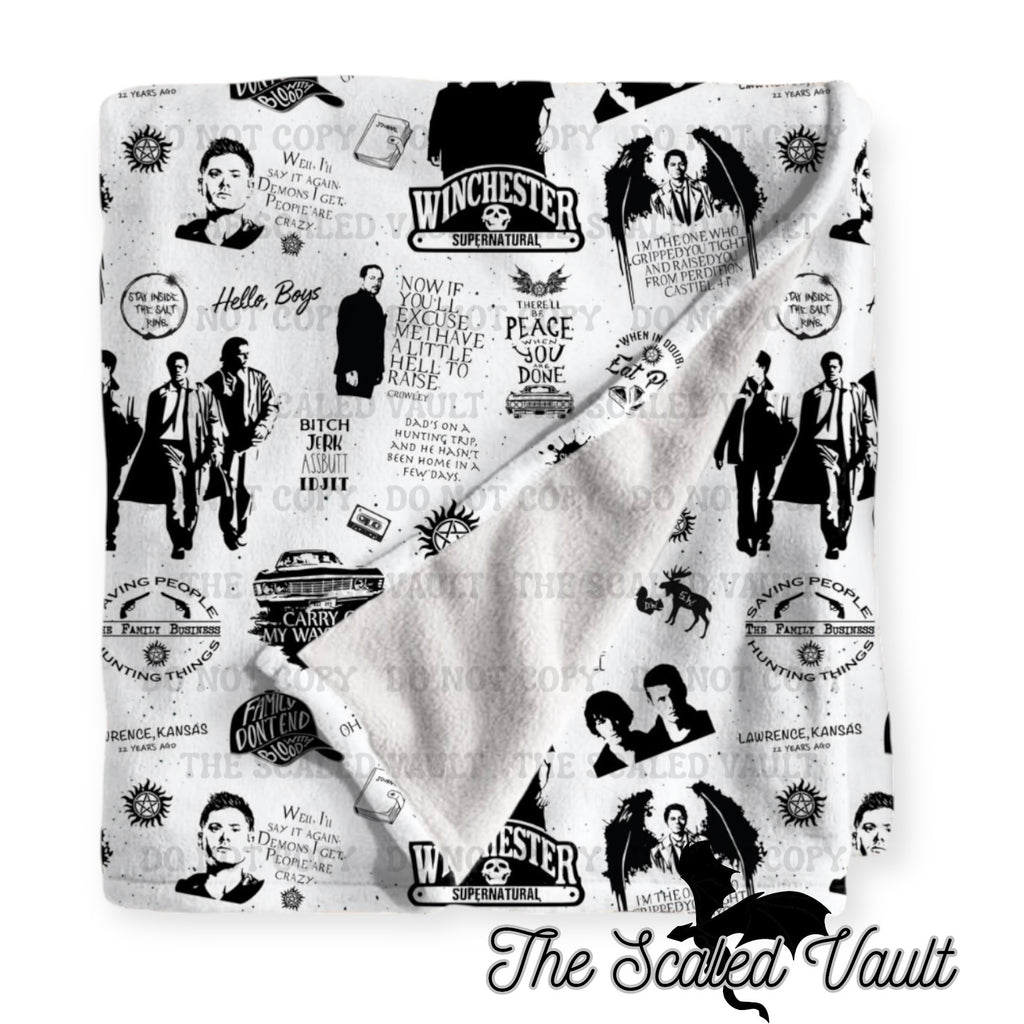 PRE-ORDER MINKY BLANKET Supernatural