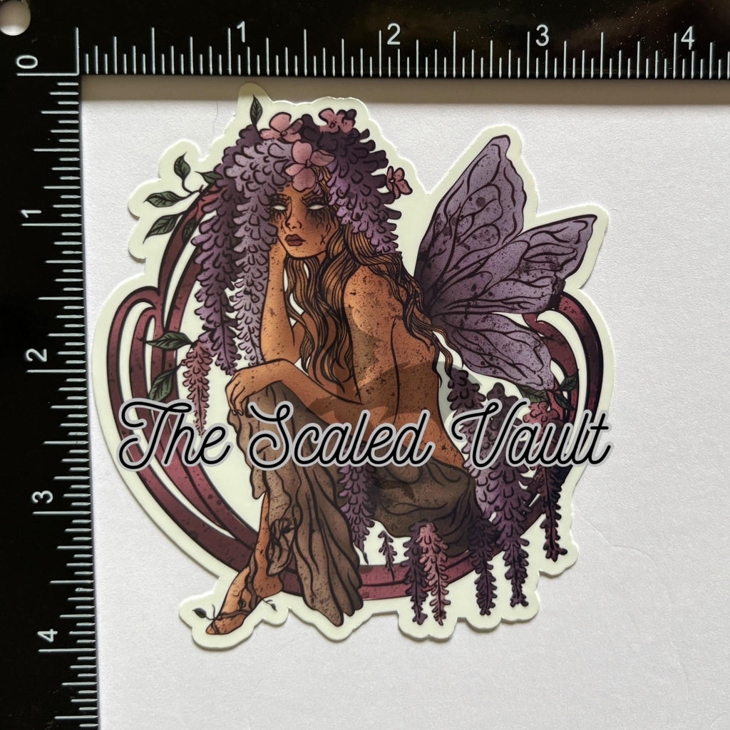 Fairy laminated sticker, multiple options