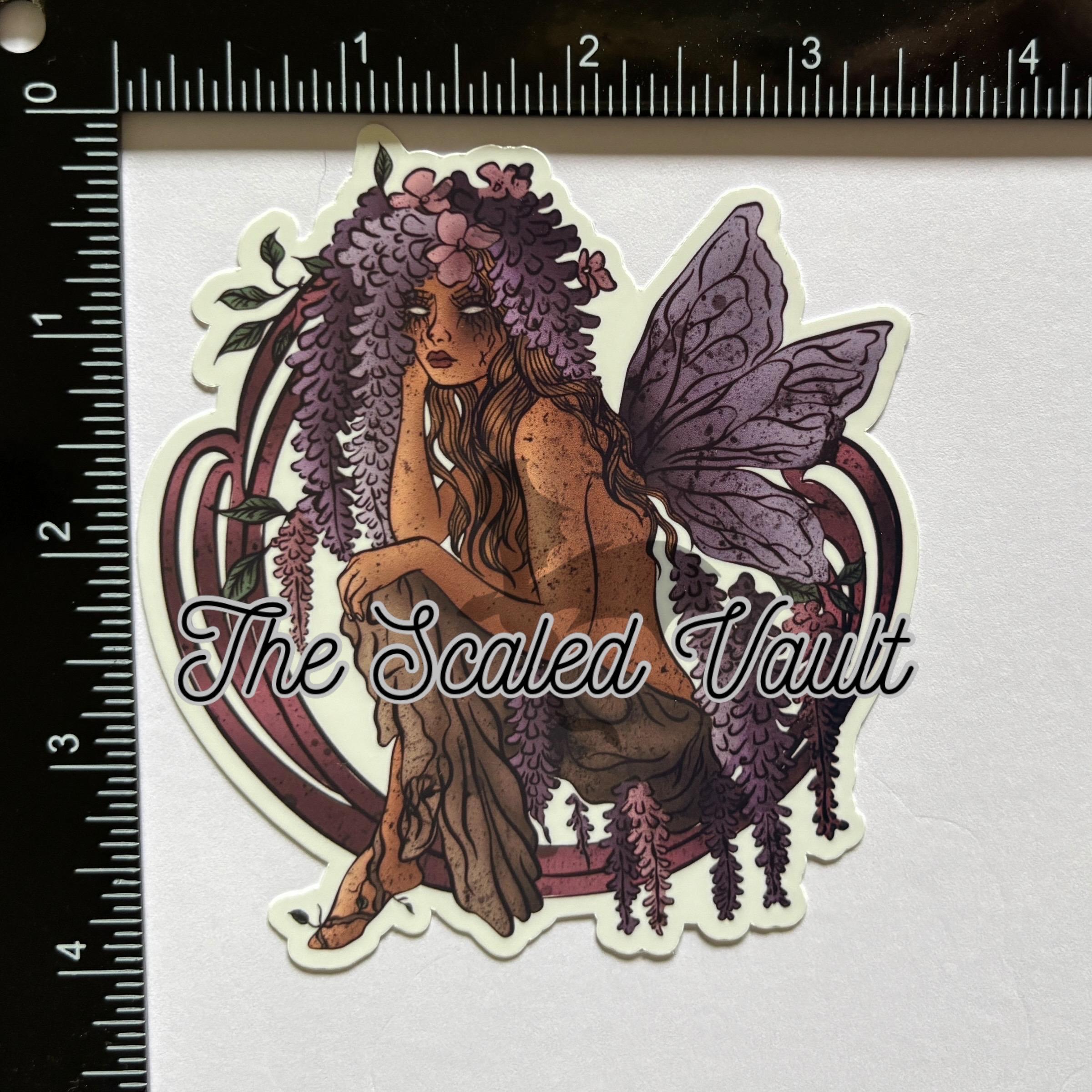 Fairy laminated sticker, multiple options