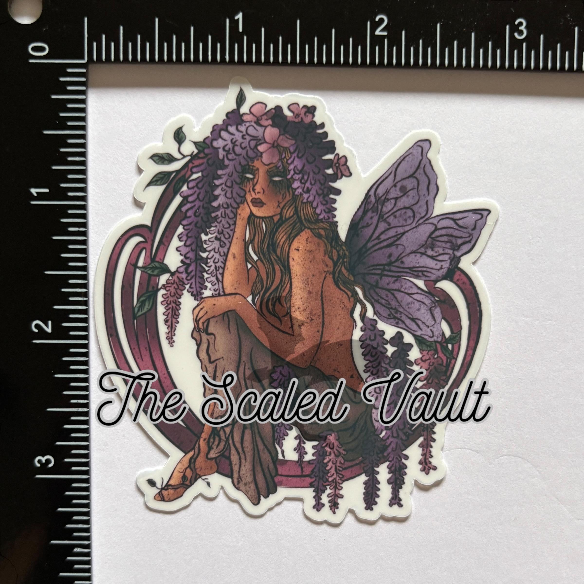 Fairy laminated sticker, multiple options