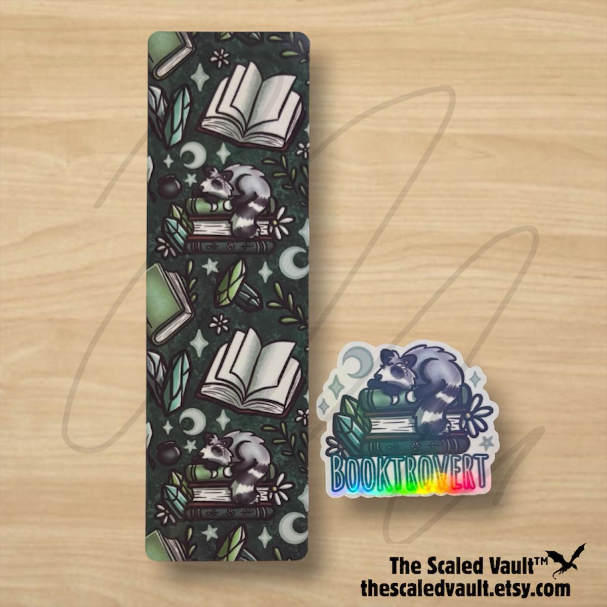 Bookmark + Sticker Bundle booktrovert
