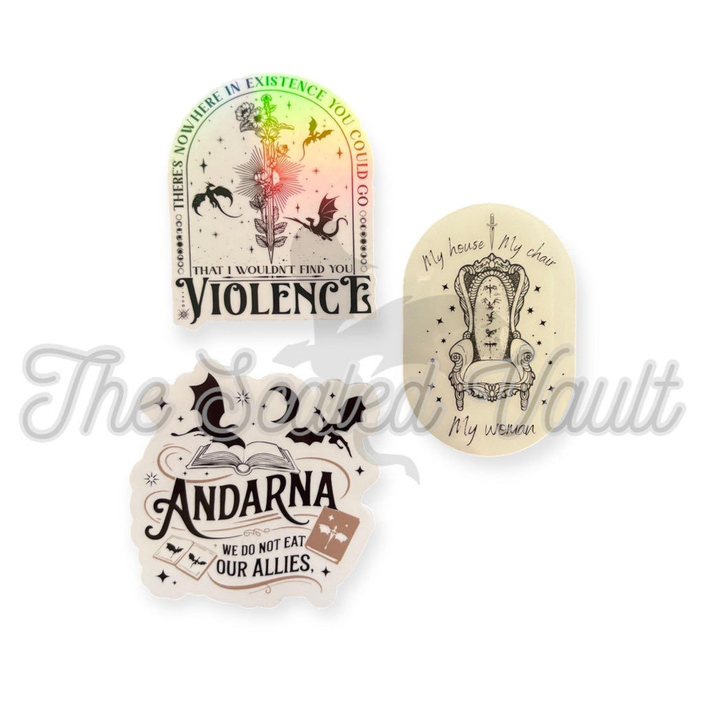 Riders Quad #2 Sticker bundle, laminated transparent