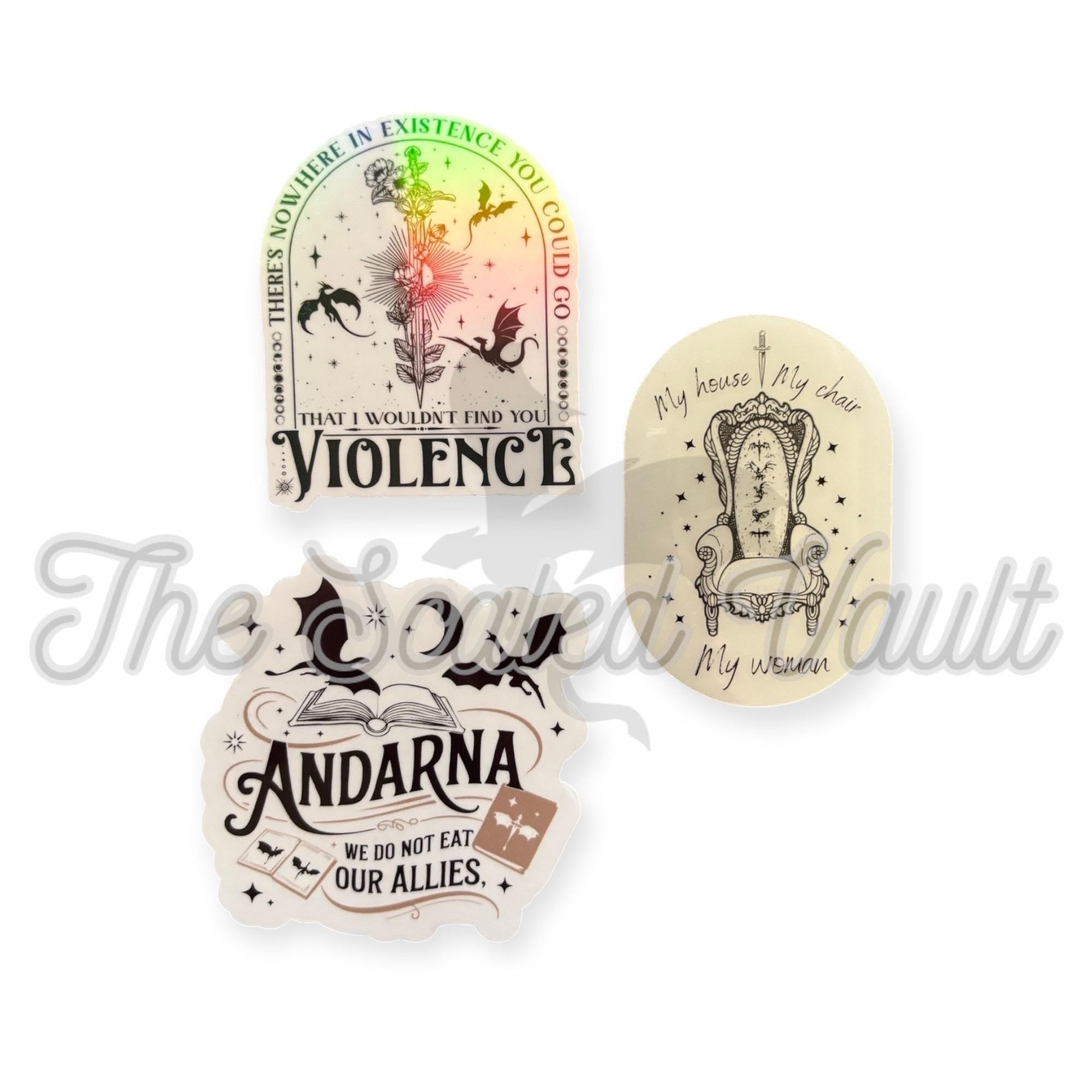 Riders Quad #2 Sticker bundle, laminated transparent