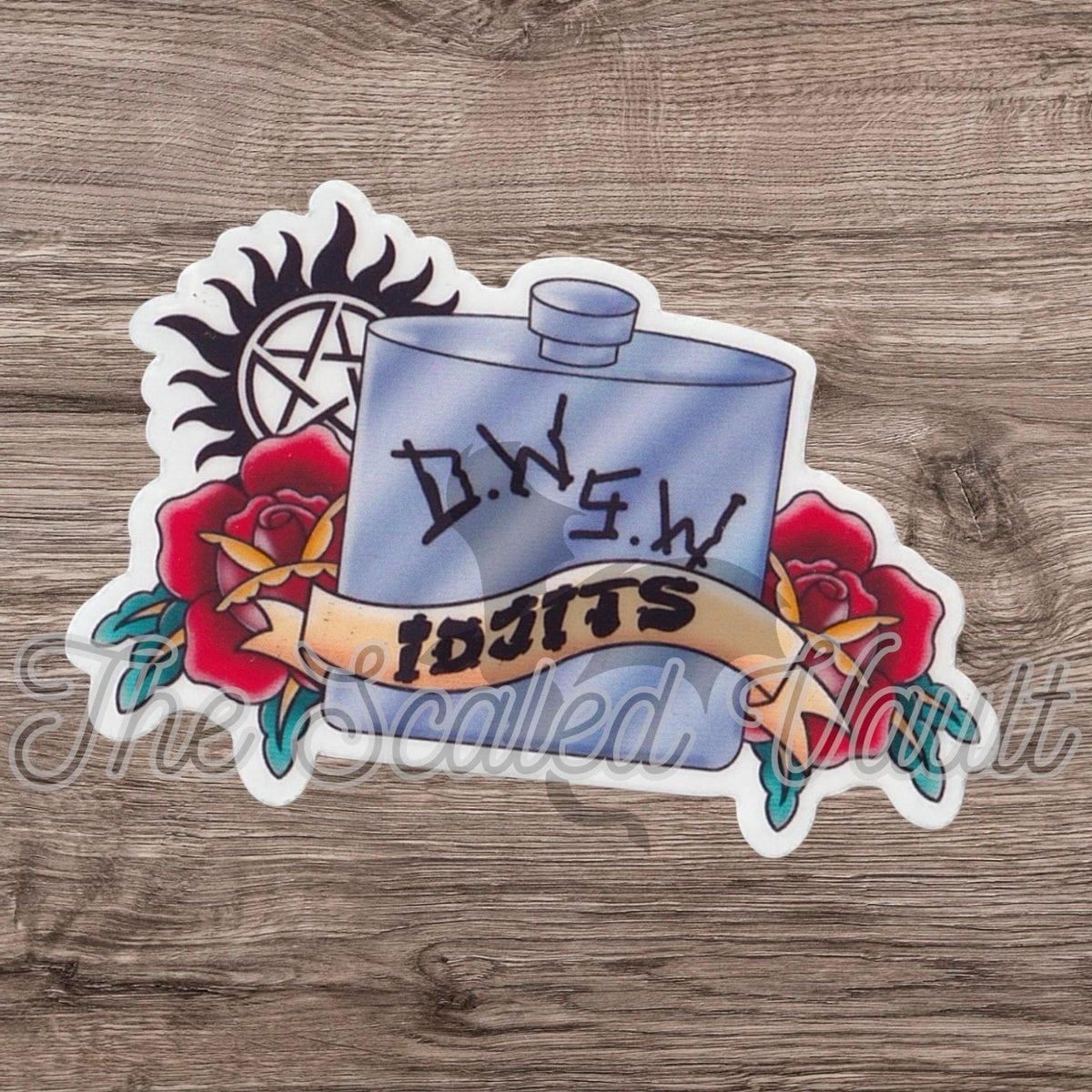 Supernatural Sticker, laminated transparent (multiple options)