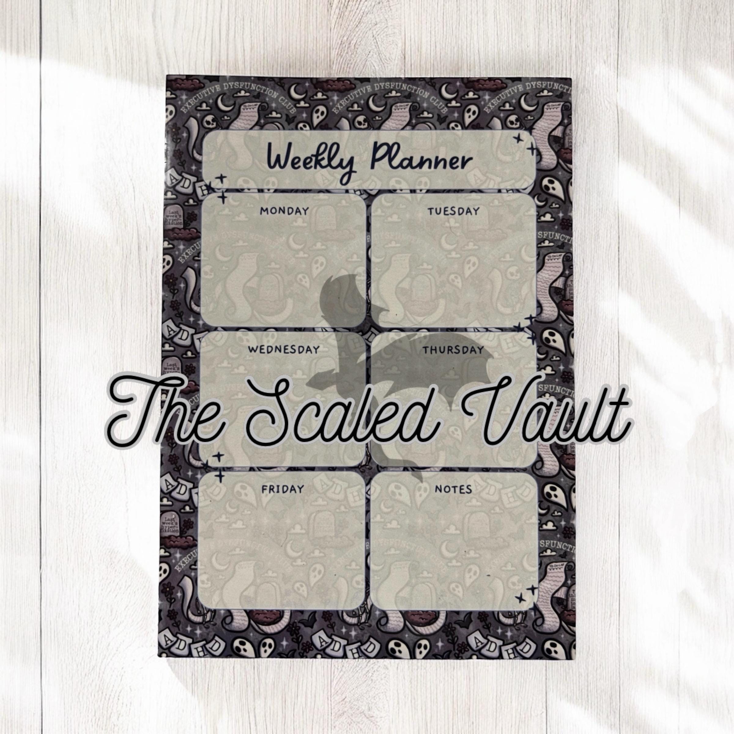WEEKLY Magnetic Mini Planner 5x7 ADHD