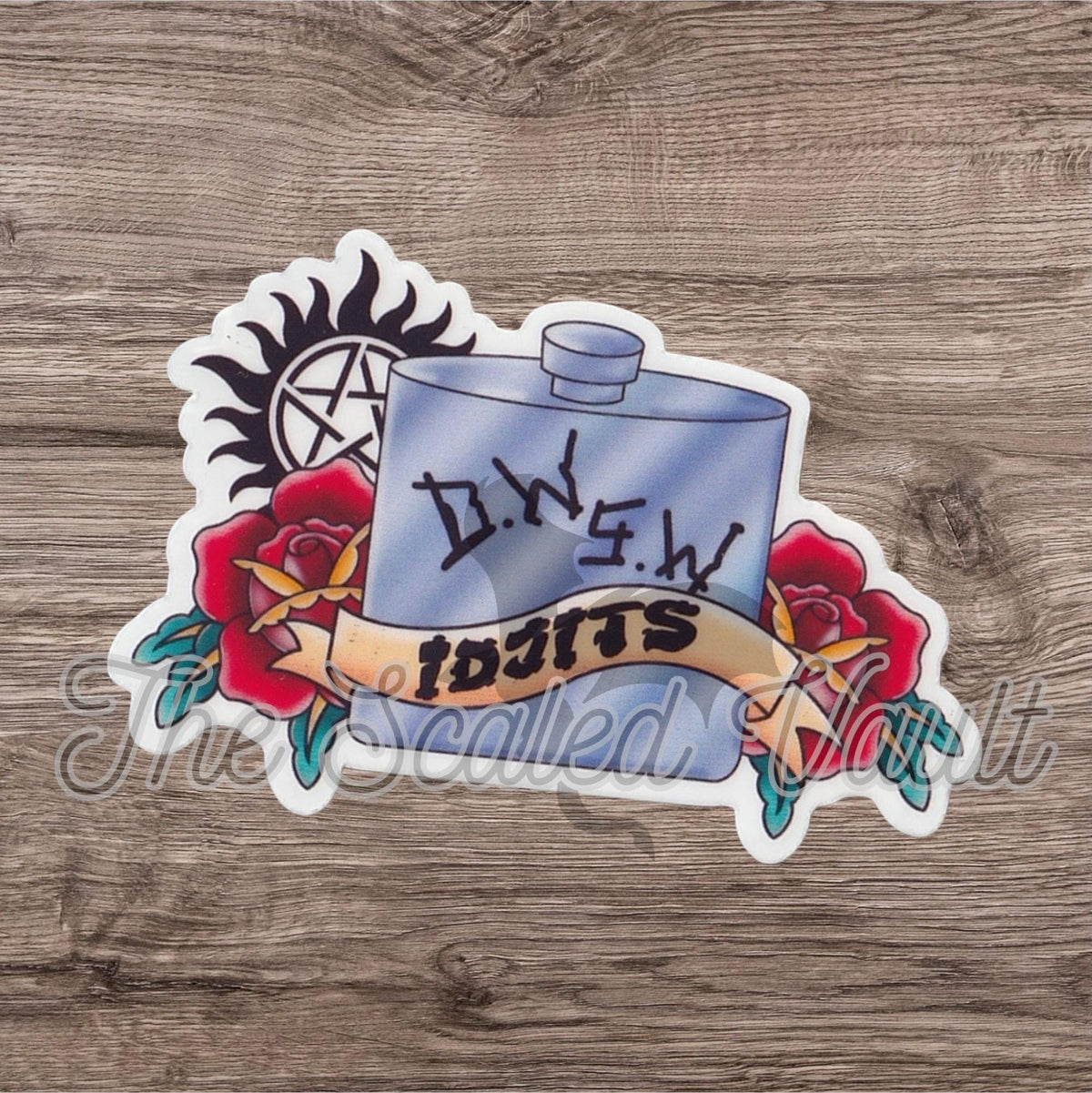 Supernatural Sticker, laminated white (multiple options)