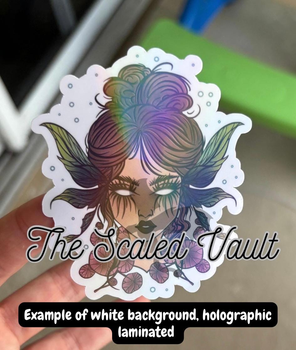 Bookish Sticker bundle -  holographic laminated