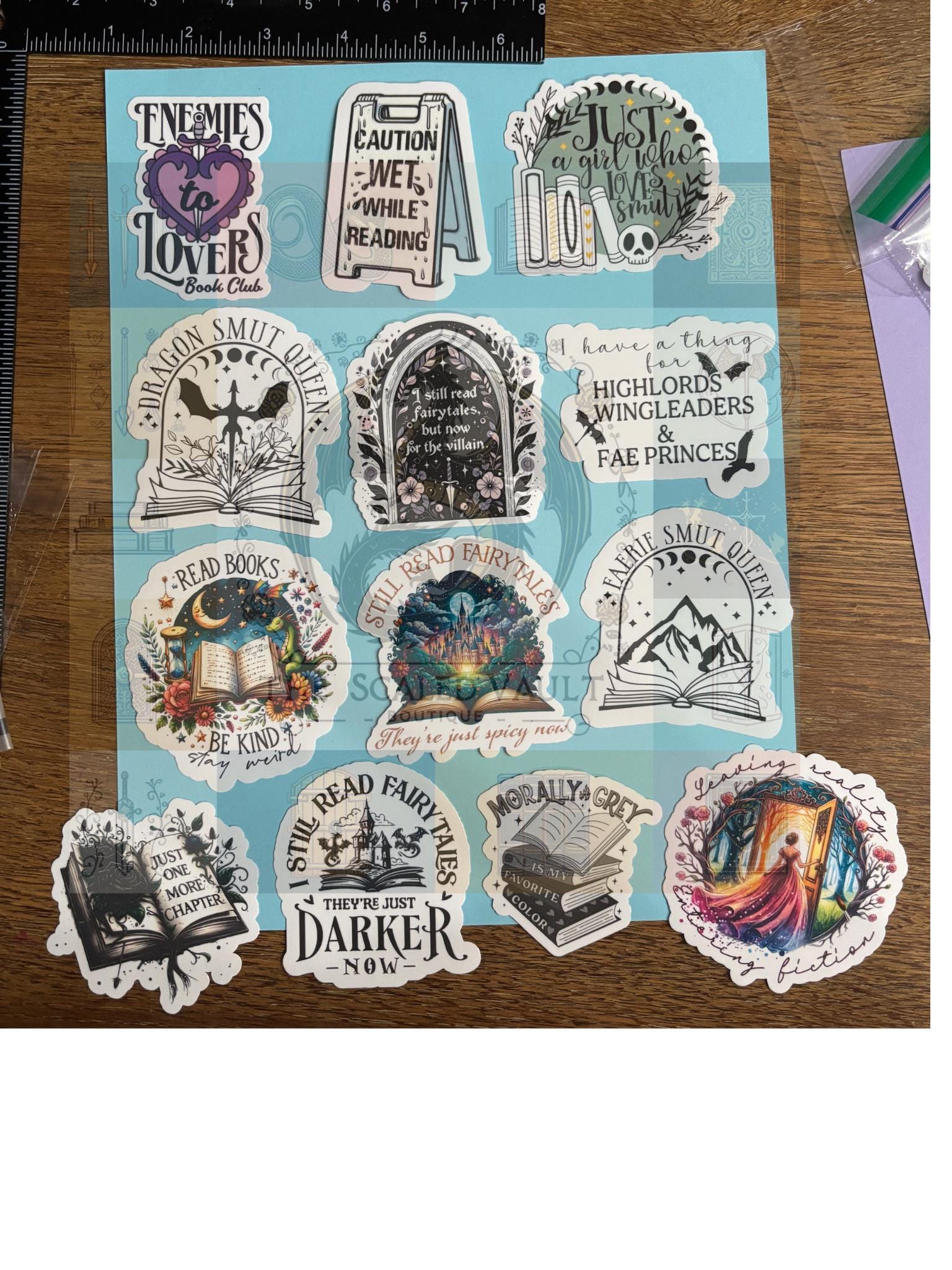 Smut Stickers- laminated