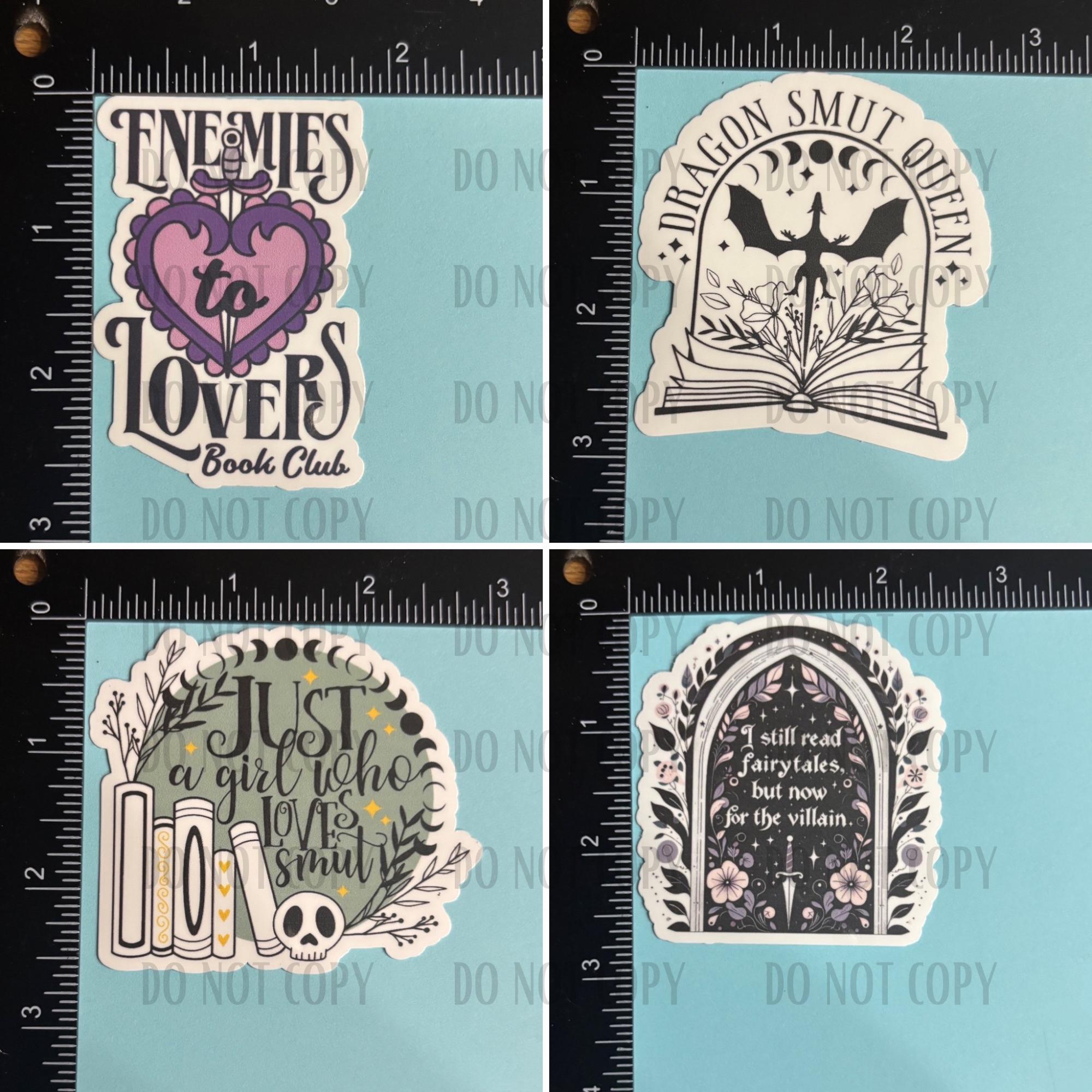 Smut Stickers- laminated