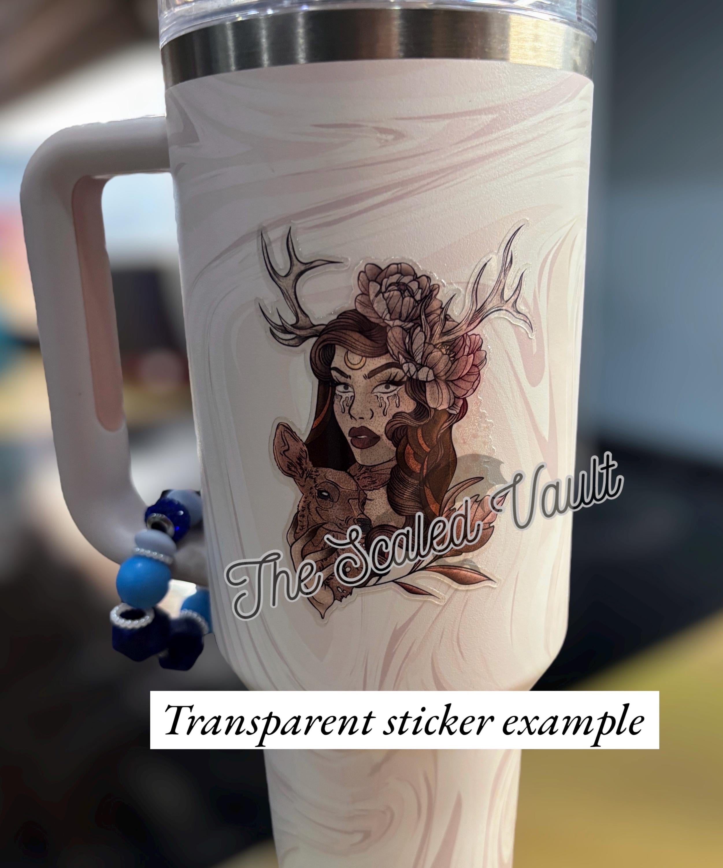 Siren laminated sticker, multiple options
