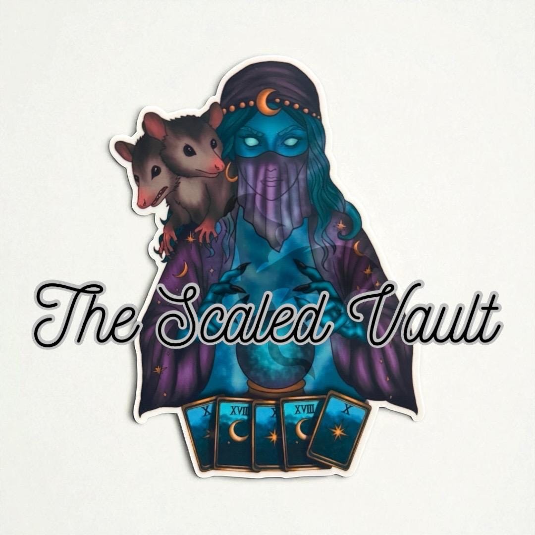 Fortune Teller laminated sticker, multiple options