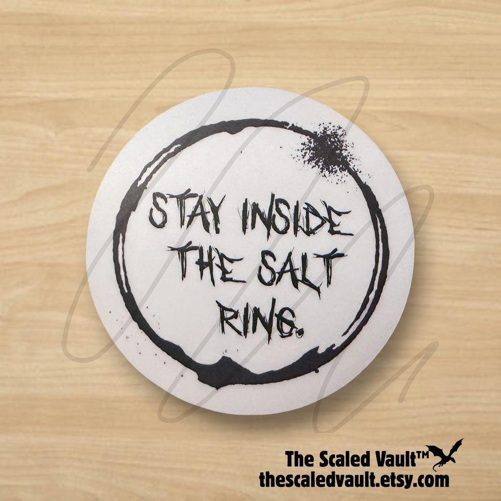 Supernatural Sticker, laminated transparent (multiple options)