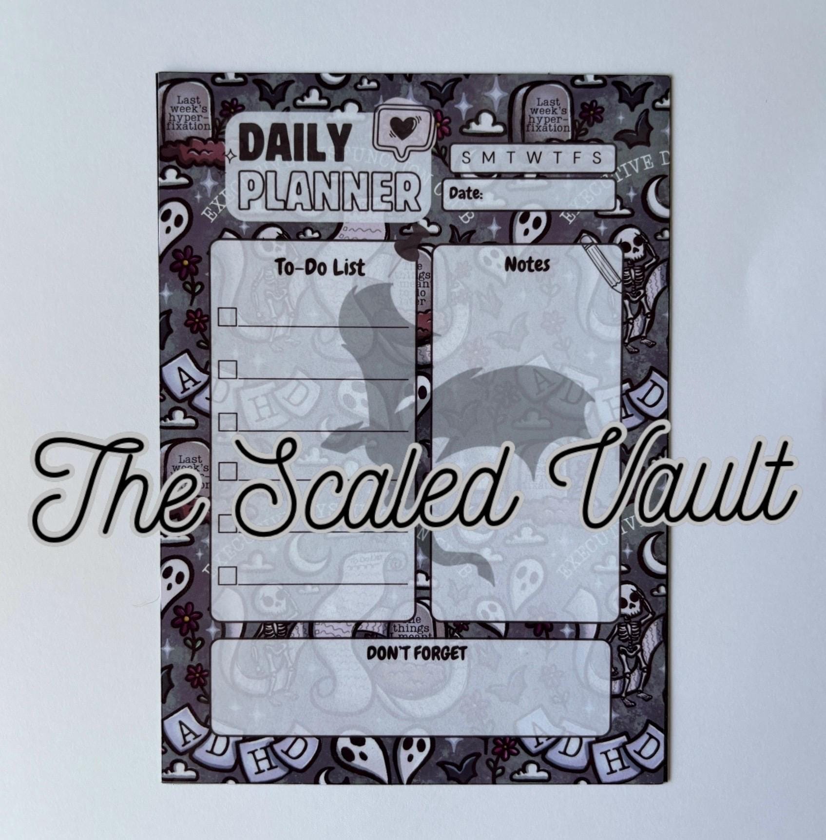 DAILY Magnetic Mini Planner 5x7 ADHD