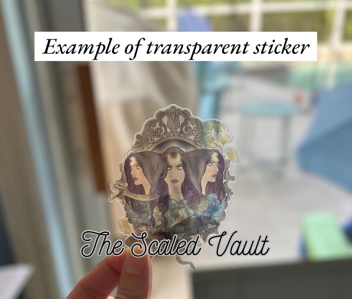 Supernatural Sticker transparent 2.4”