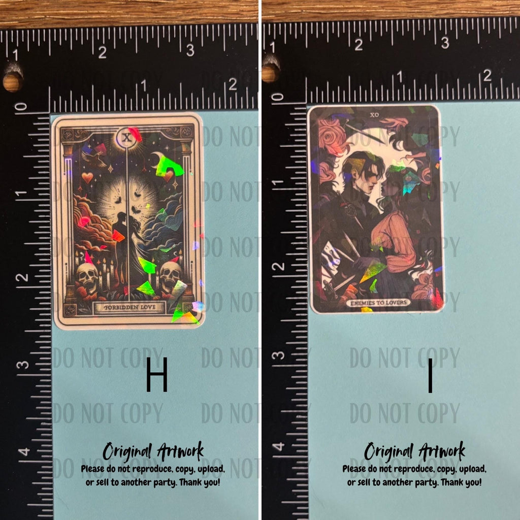 Tarot Card- Holographic Laminated 1 sticker