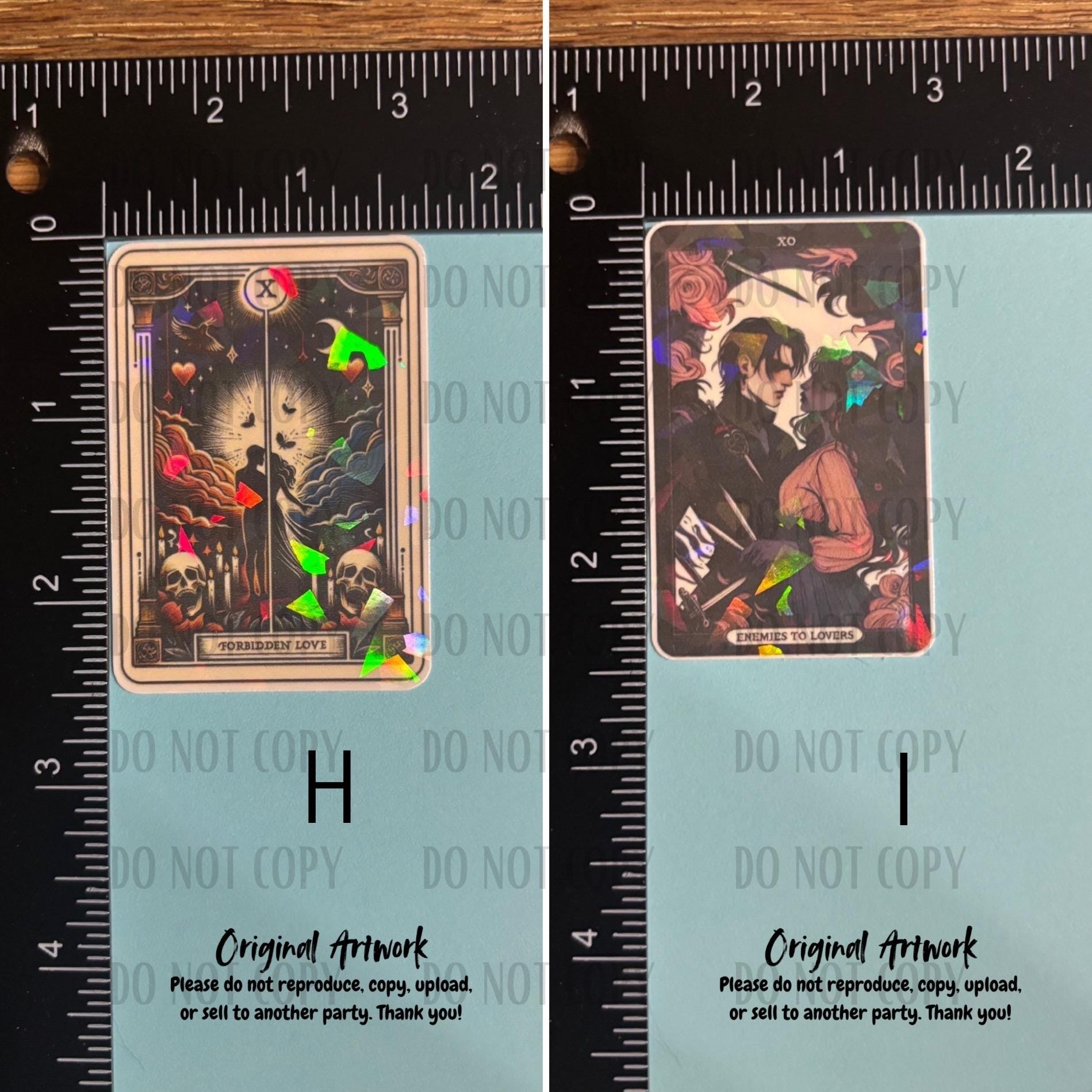 Tarot Card- Holographic Laminated 1 sticker