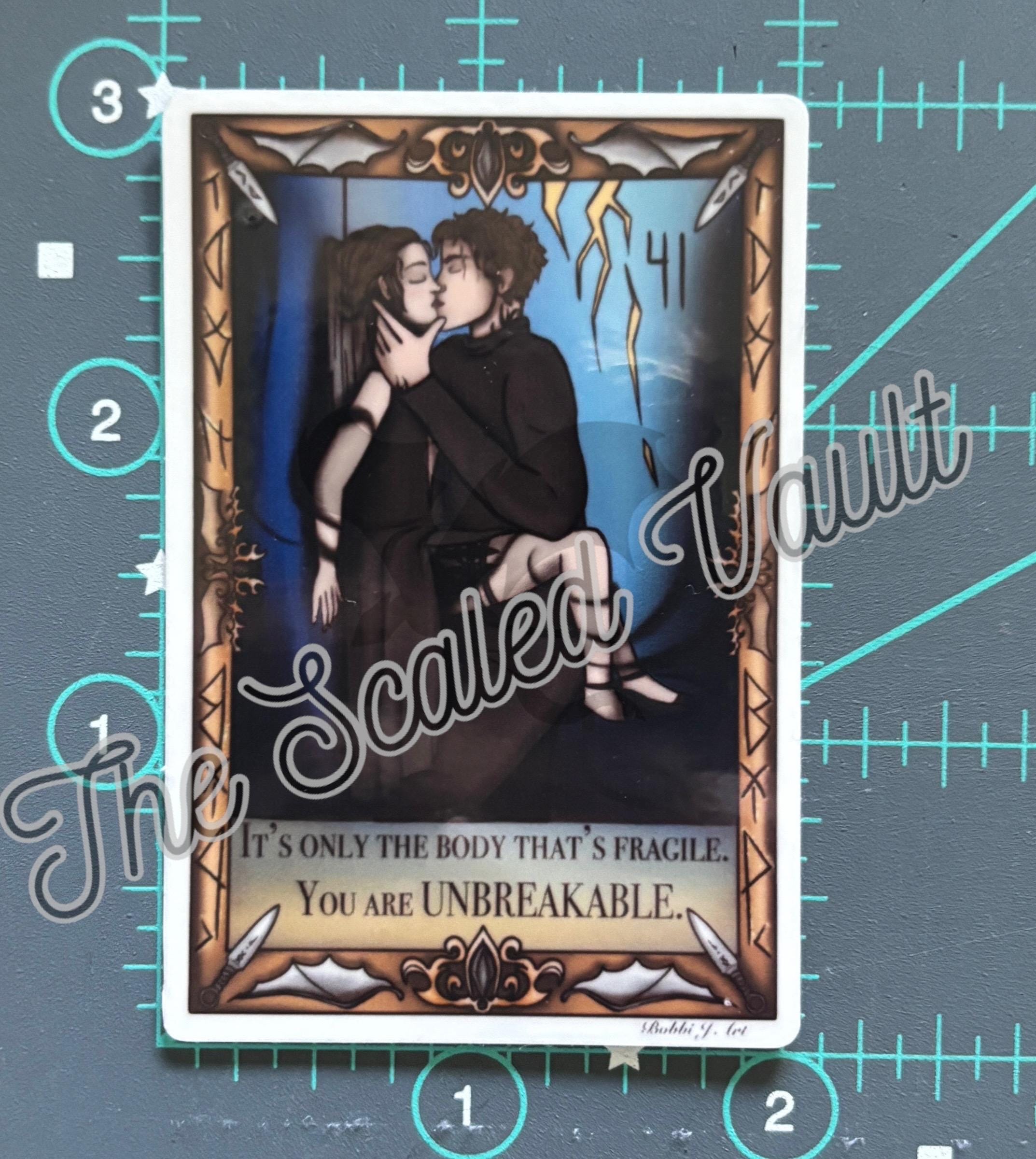 Violence and Shadow Sticker bundle, laminated transparent