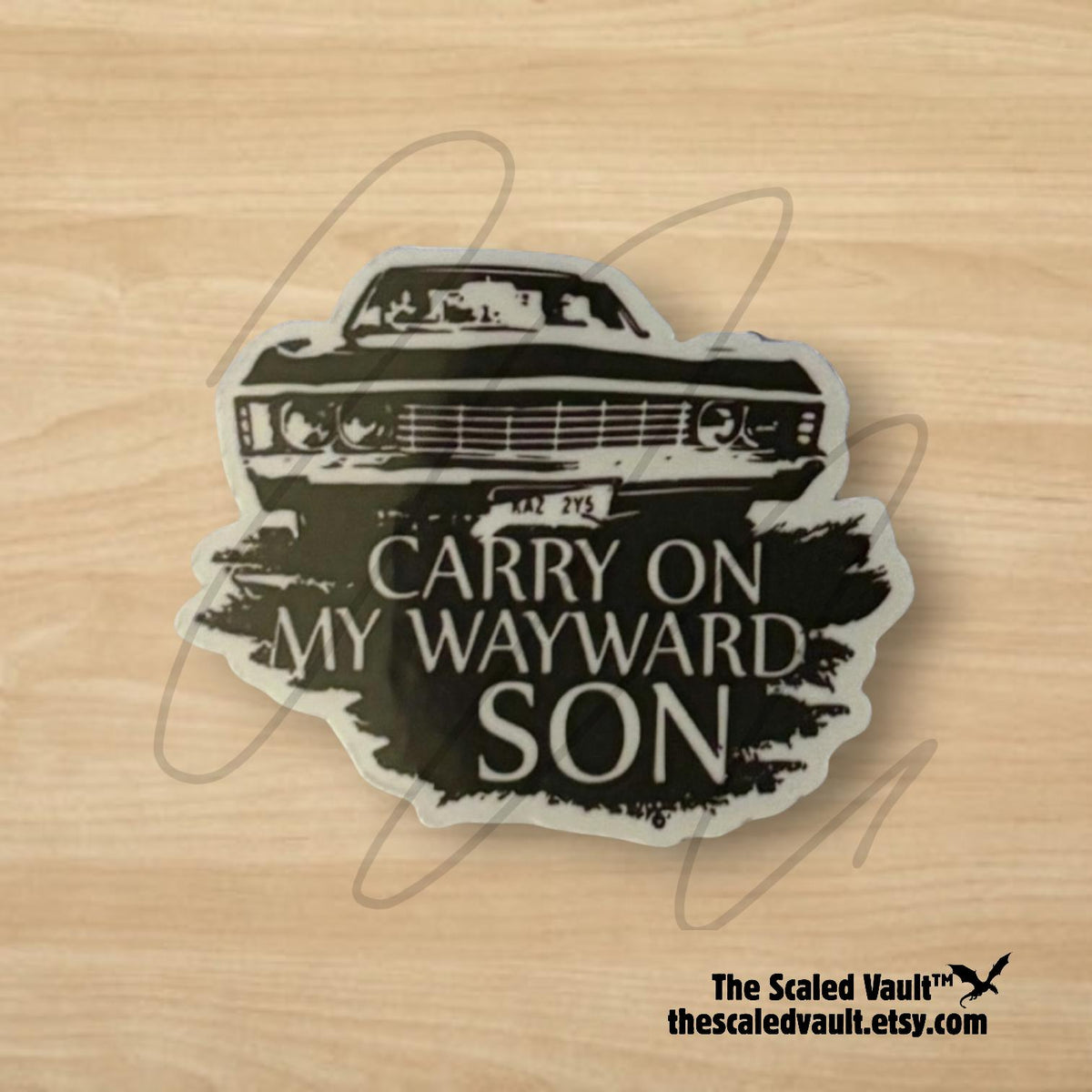 Supernatural Sticker, laminated transparent (multiple options)