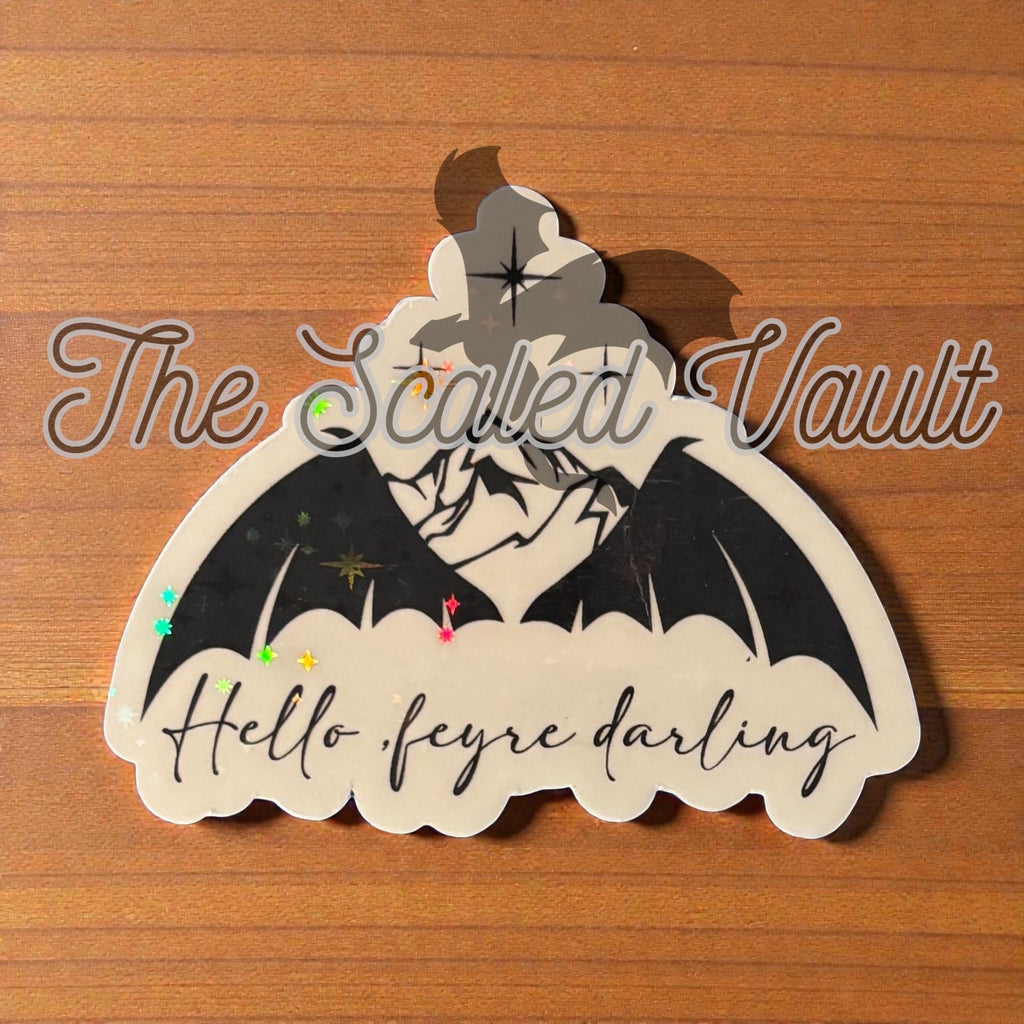 Transparent Holographic Laminated Stickers ACOTAR bundle