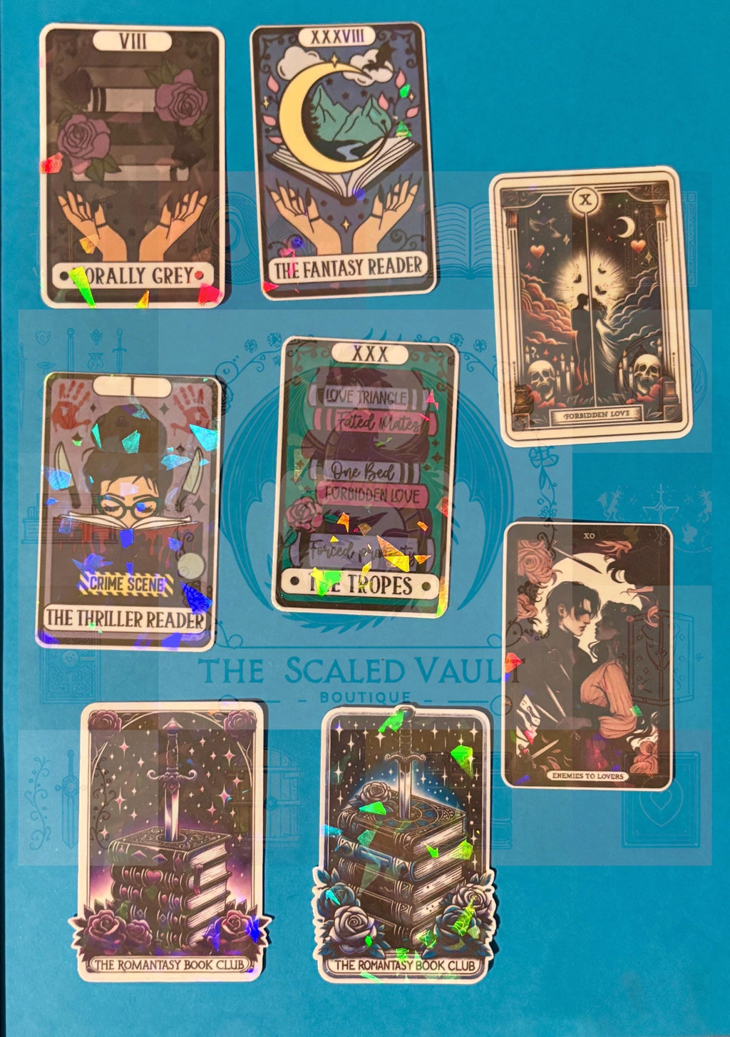 Tarot Card- Holographic Laminated 1 sticker