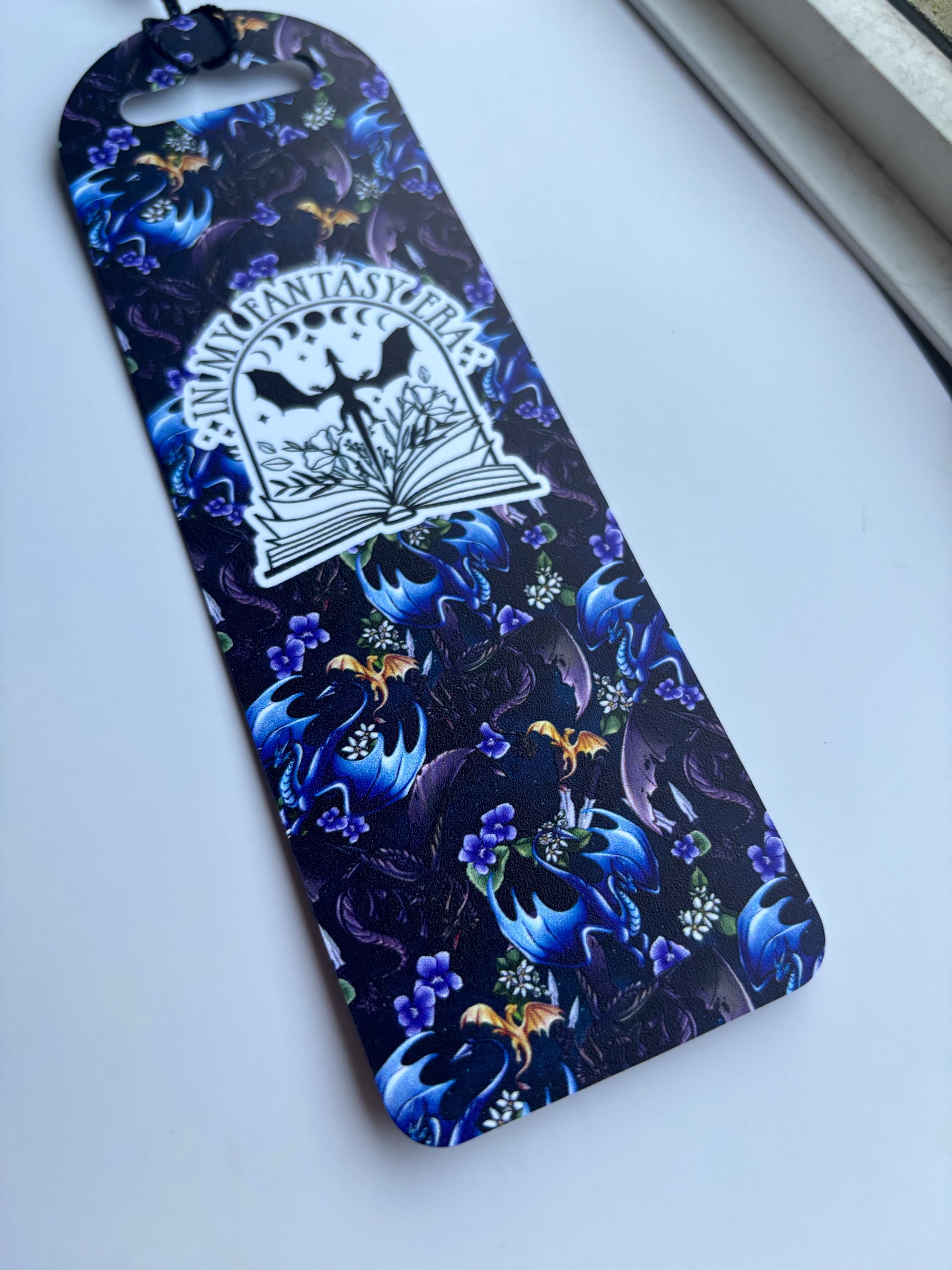 Fantasy Romance Themed Bookmark dragons