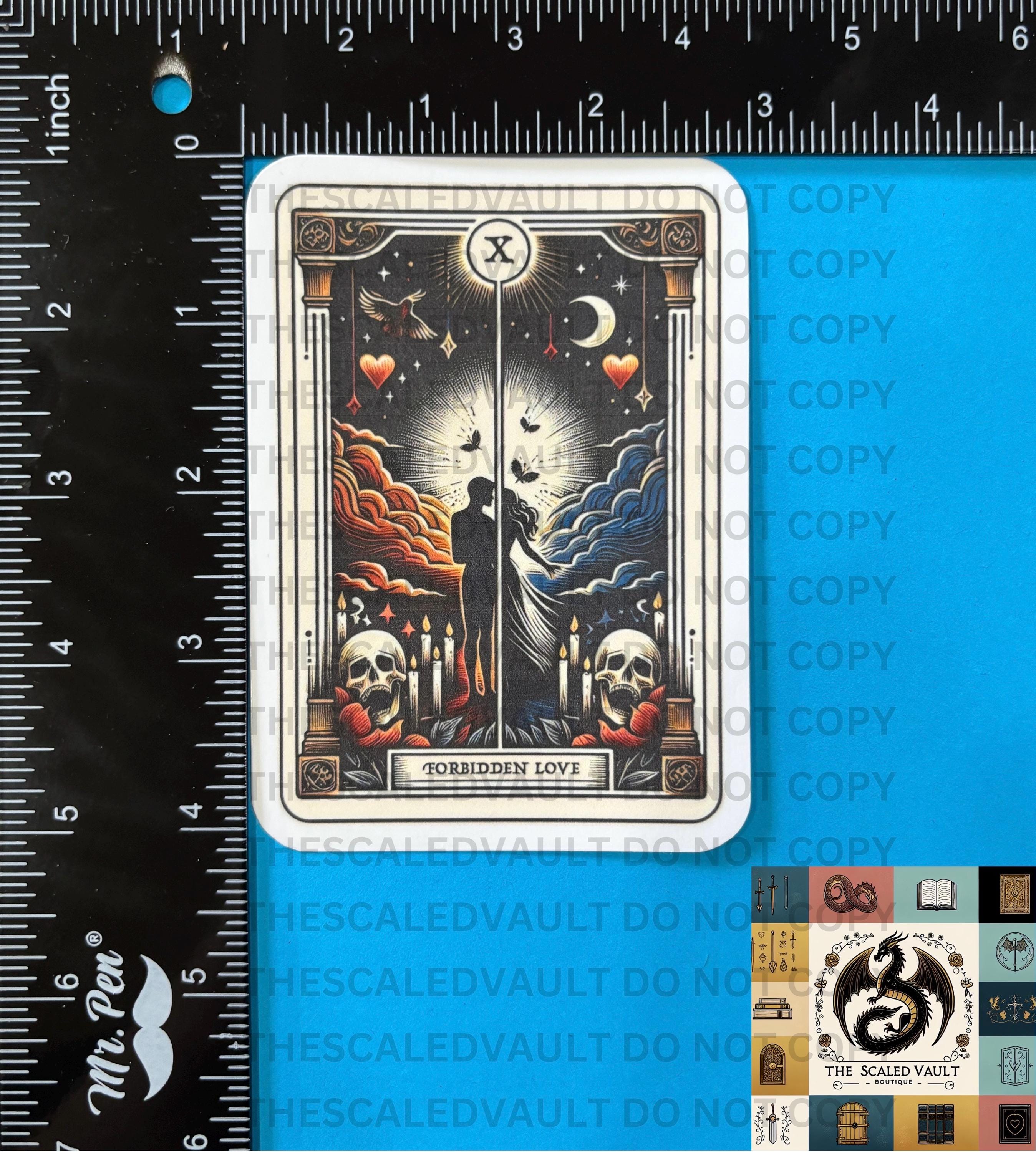 Tarot Card laminated sticker bundle