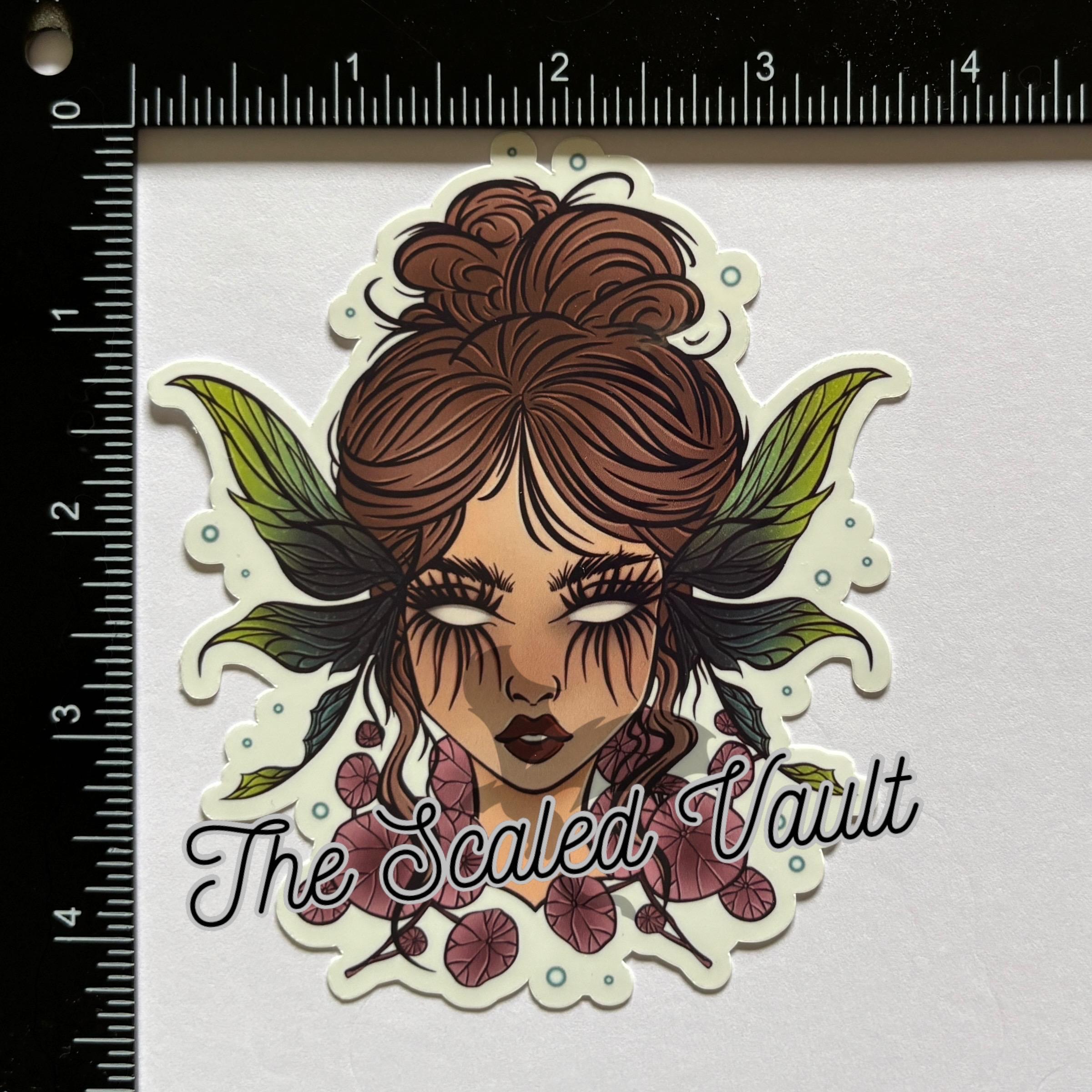 Woodland Fae laminated sticker, multiple options