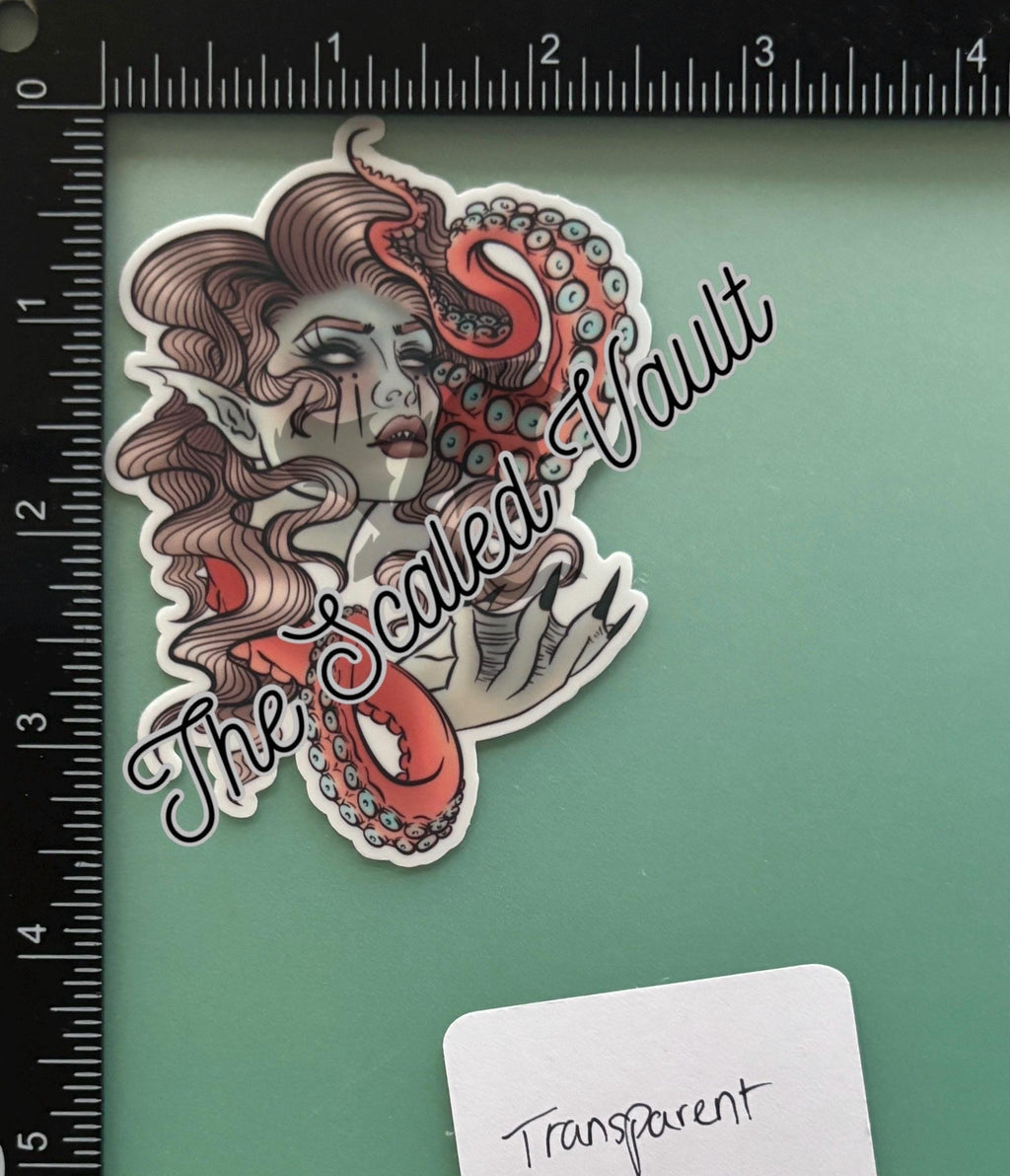 Siren laminated sticker, multiple options