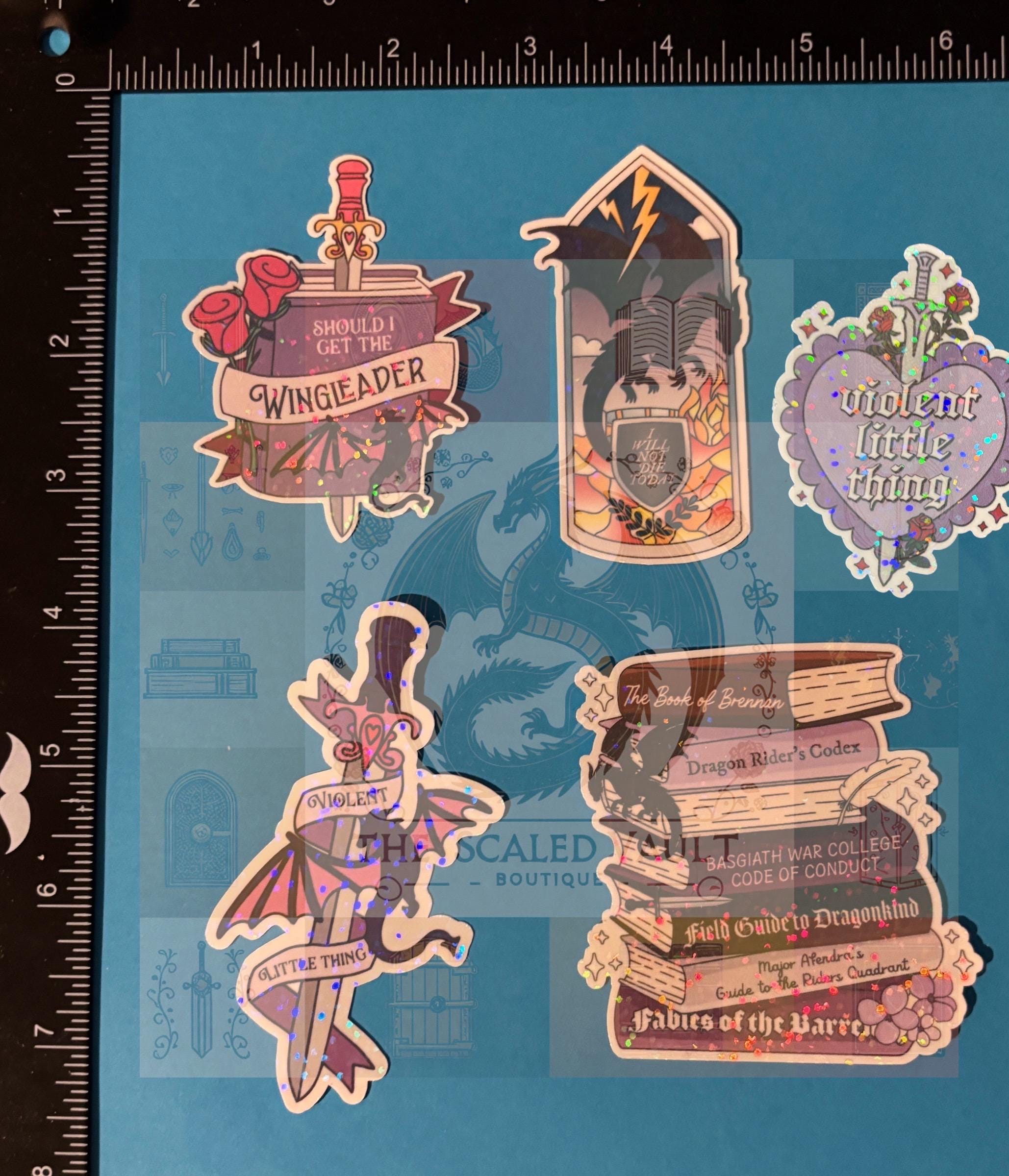 Holographic Laminated Stickers- (F.Wing) BUNDLE