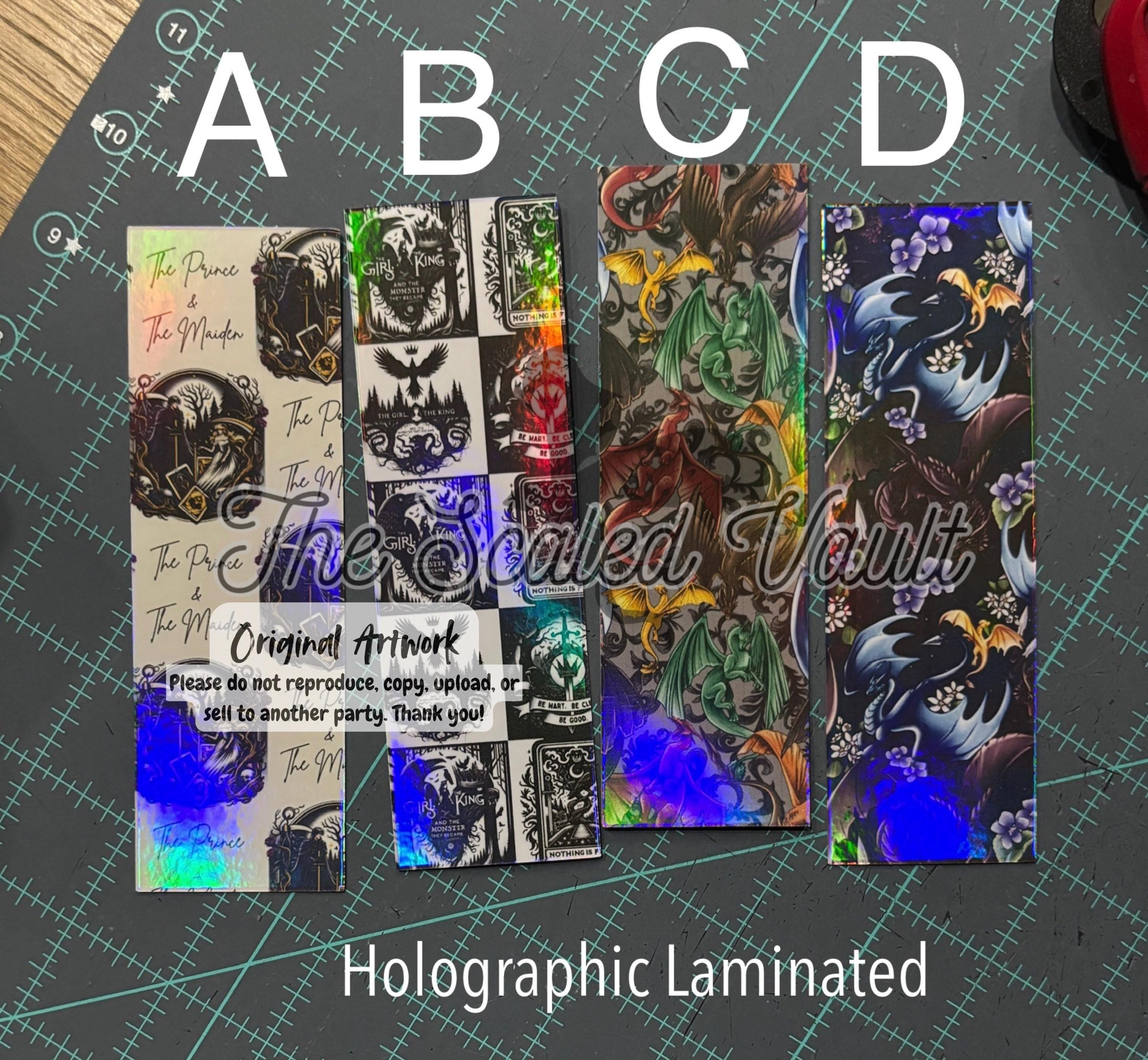 Handmade laminated bookmarks  - choose one