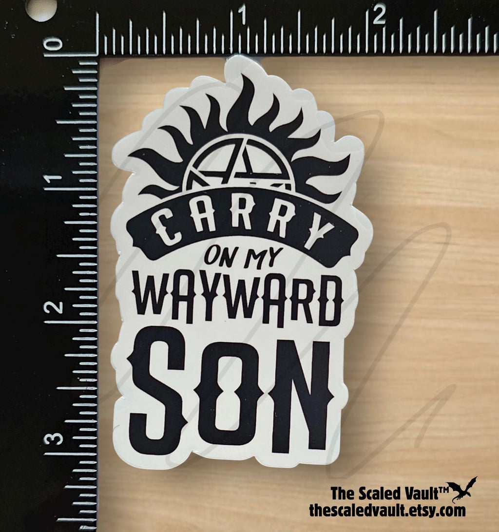 Supernatural Sticker, laminated transparent (multiple options)