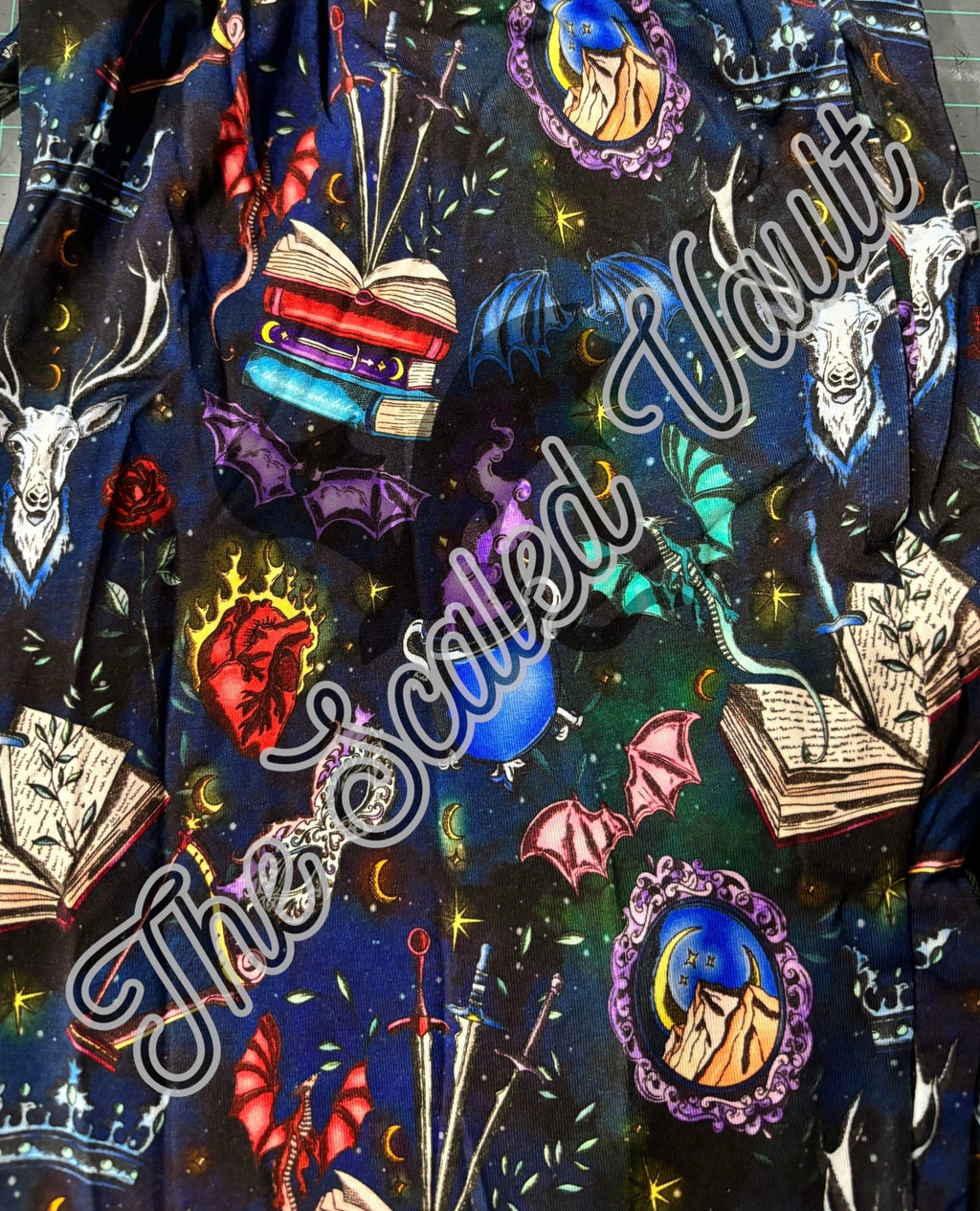 Adult Bamboo Joggers: Fantasy Romance size medium