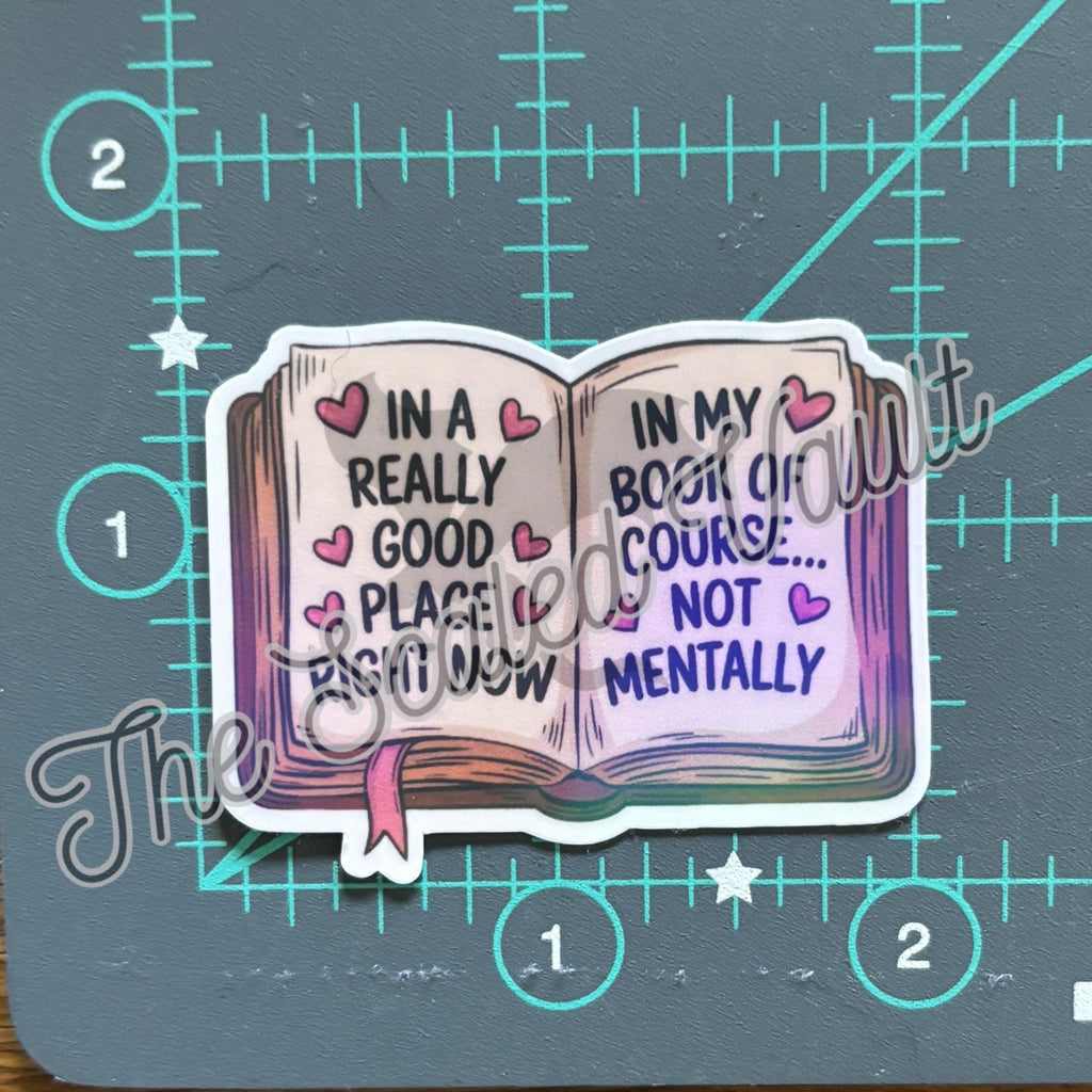 Bookish 2” Sticker bundle holographic laminated