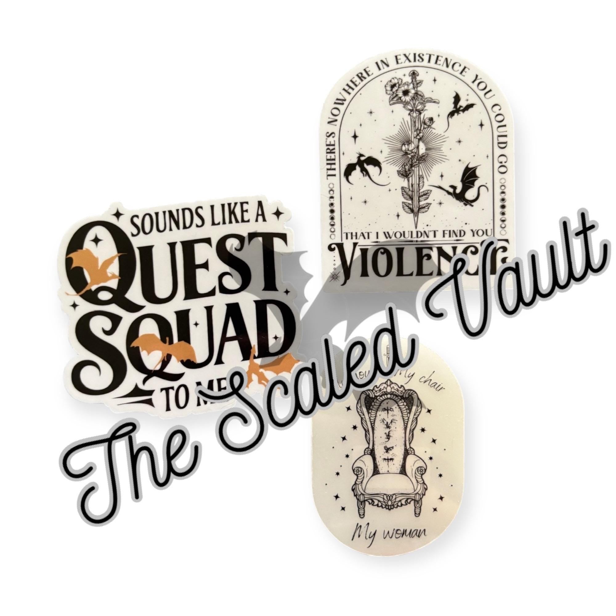 Riders Quad Sticker bundle, laminated transparent