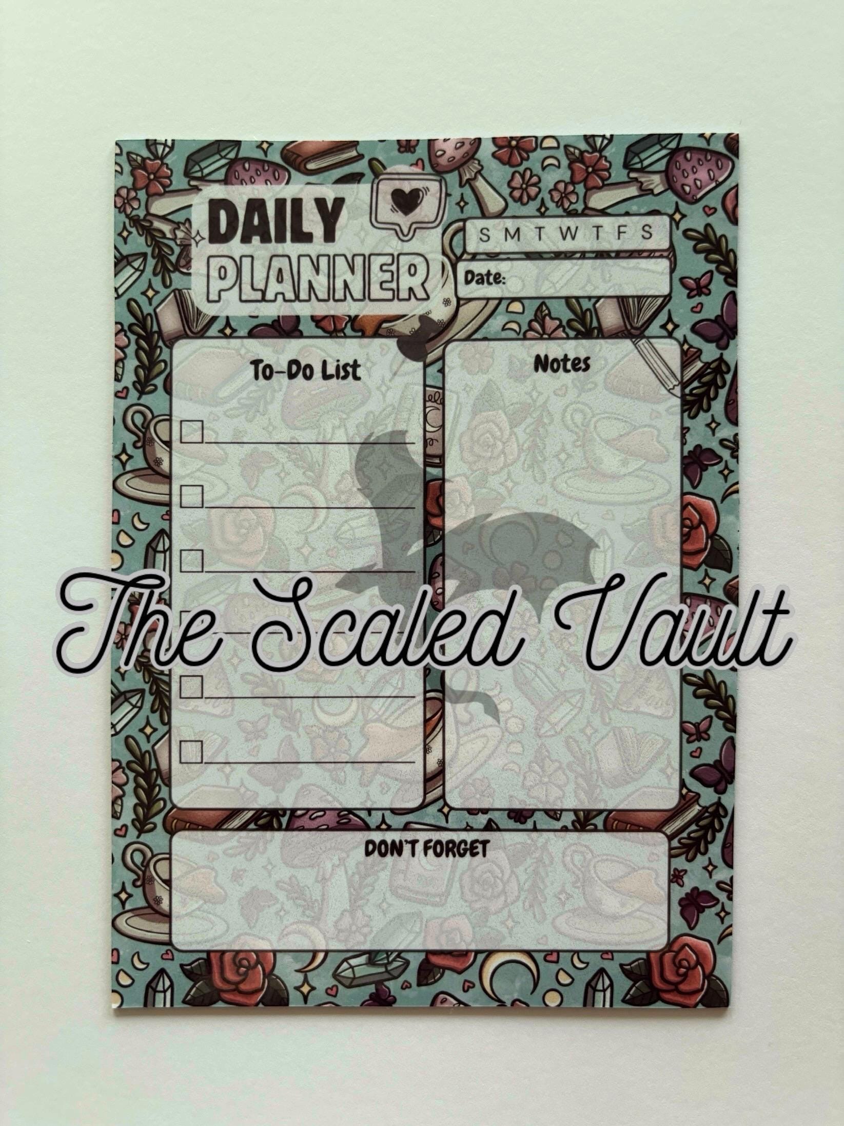 DAILY Magnetic Mini Planner 5x7 Mytic Tea