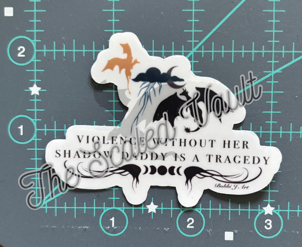 Violence Sticker bundle, laminated transparent