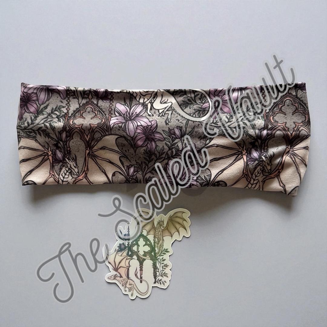 Women’s headband + sticker bundle : dragon