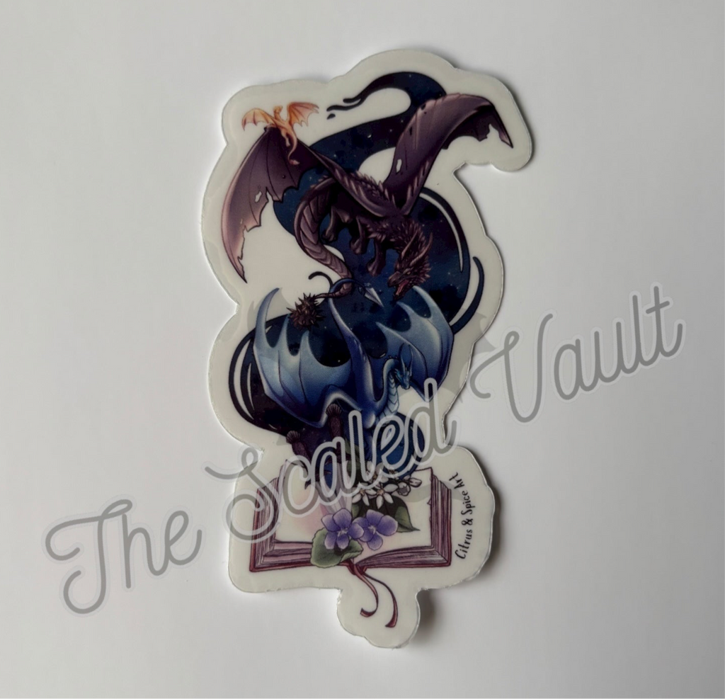 Fourth Main Dragons Transparent Sticker 3”
