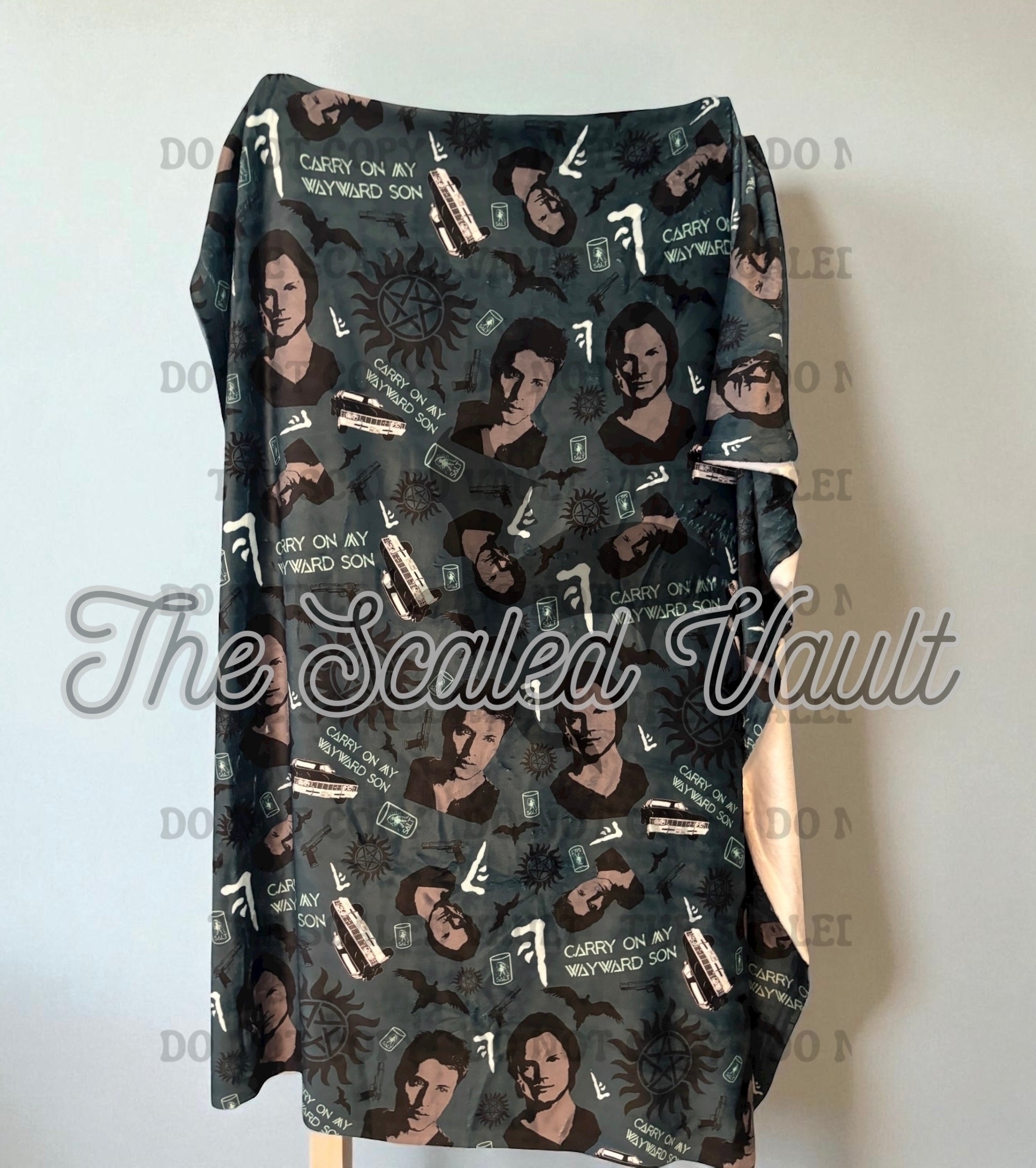 Supernatural J2 Minky Blanket